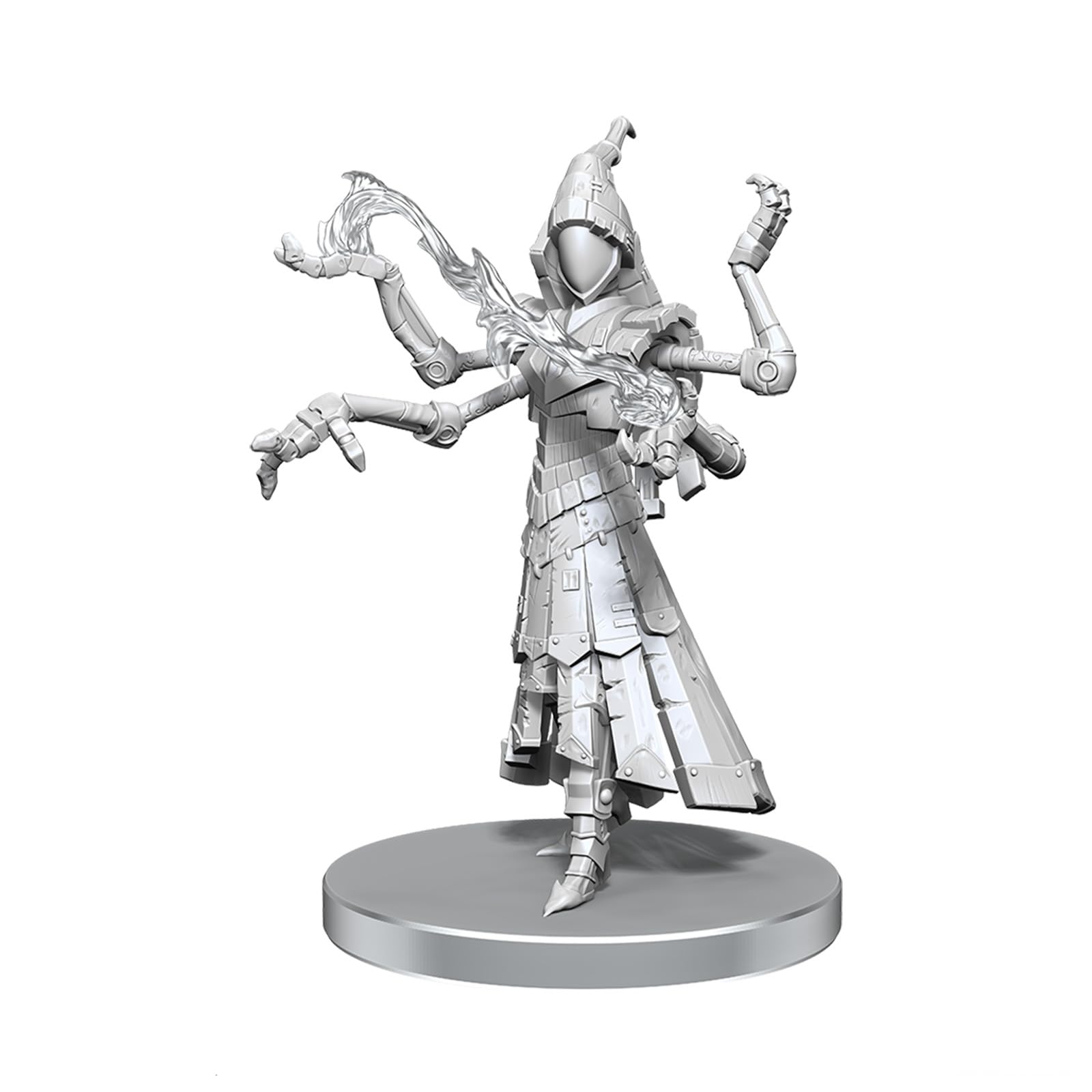 WizKids Pathfinder Battles Deep Cuts Unpainted Miniatures - Clockwork Mage Edition | Ready to Paint Plastic Figure