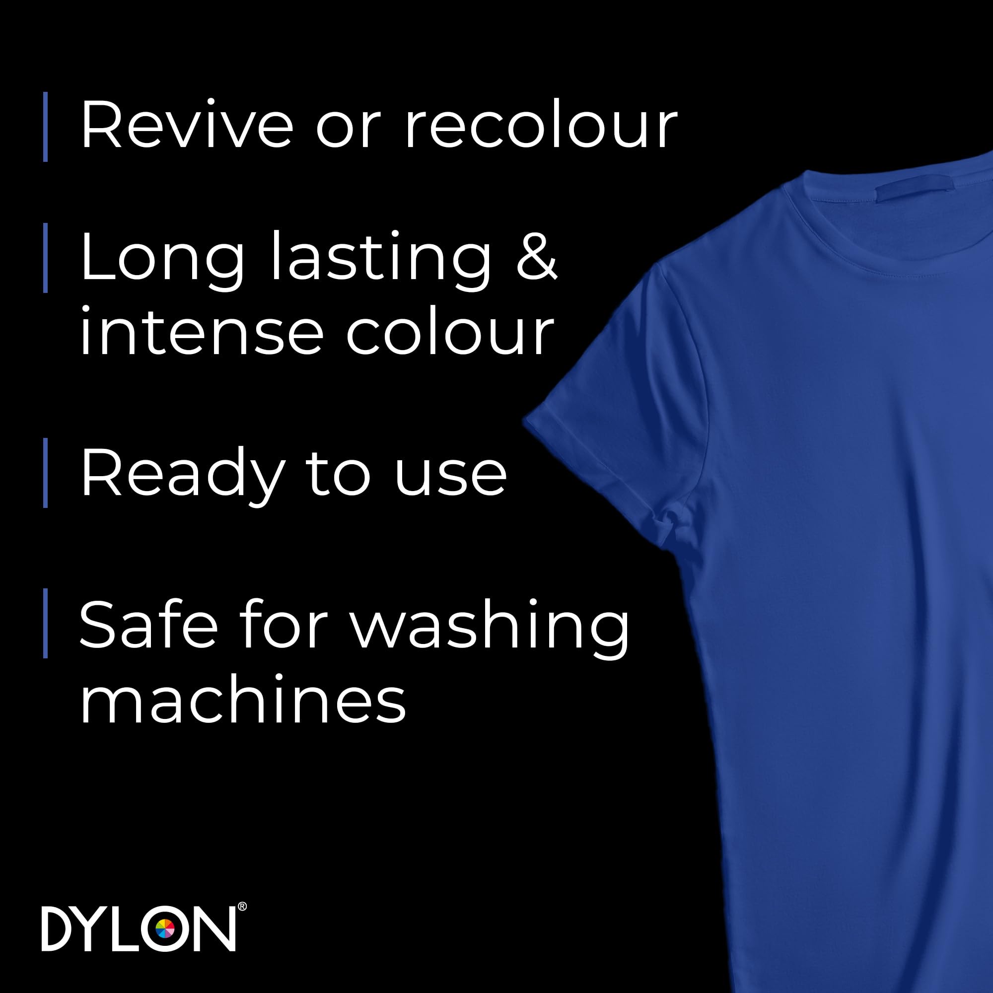Dylon Washing Machine Fabric Dye Pod for Clothes & Soft Furnishings, 350g - Ocean Blue