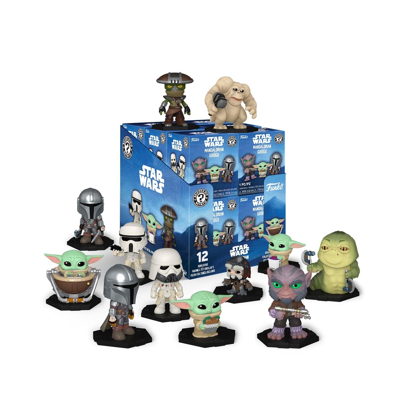 Funko Mystery Mini: Star Wars - The Mandalorian and Grogu - 1 of 12 Random Figures