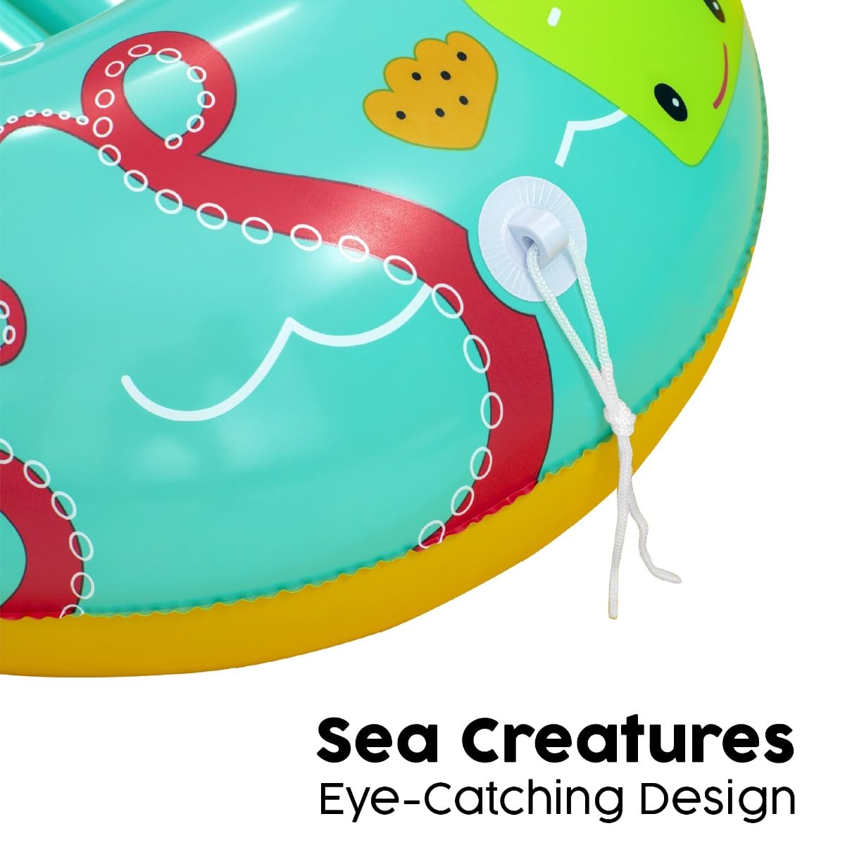 Bestway Tropical Crew Inflatable Baby Swimming Float Raft for Kids Ages 3+ | 1.19m x 76cm 4