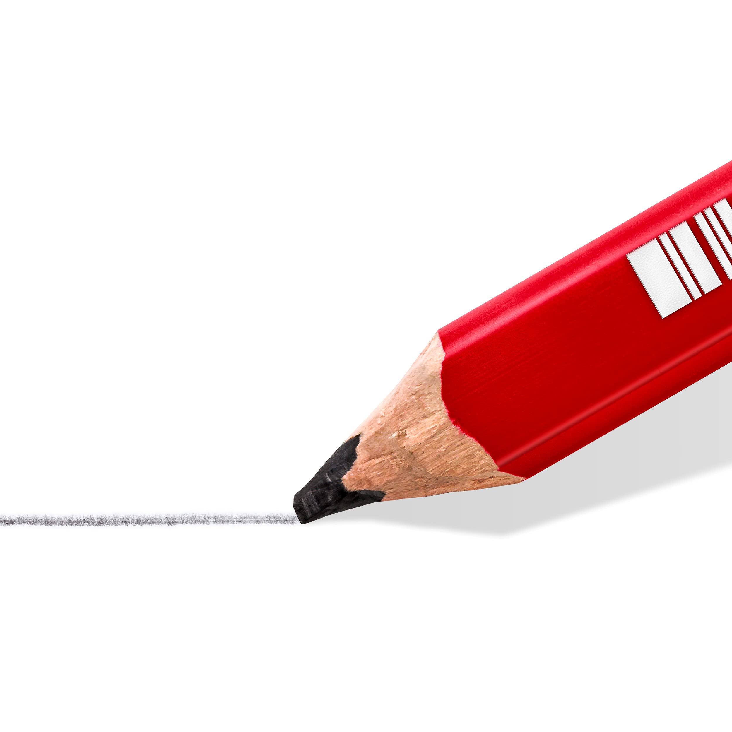 STAEDTLER 148 40 Carpenters Pencil - 2H Lead Hardness | Pack of 12 3