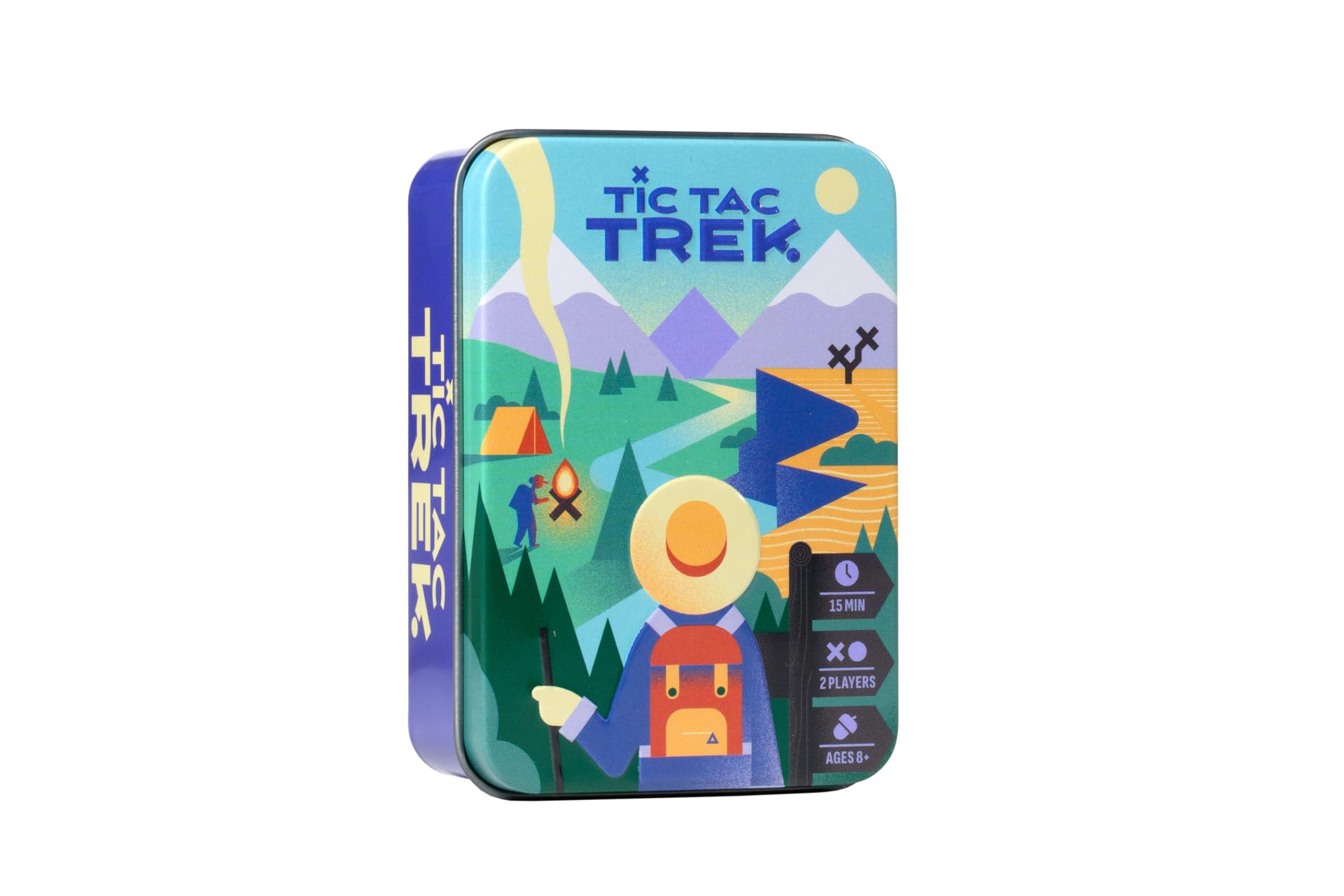 Alley Cat Games Tic Tac Trek - Tic Tac Toe Exploration Tin Game 1