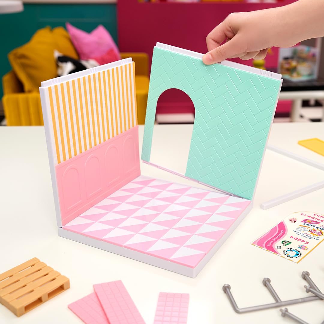 MGA's Miniverse Make It Mini Spaces Ice Cream Shop Building Set - DIY Craft Kit | Ages 8+ 3