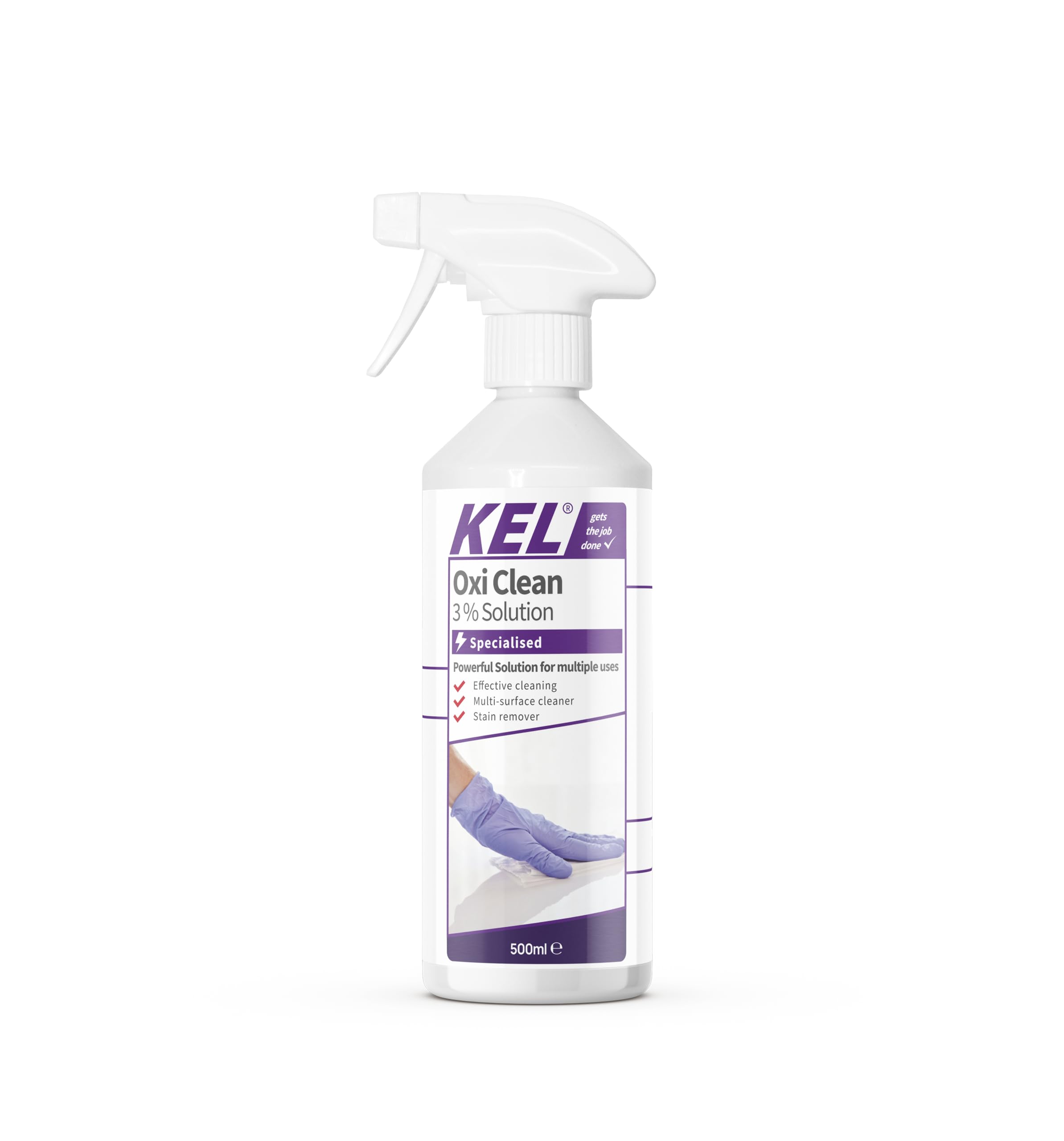 KEL Oxi Clean Hydrogen Peroxide 3% Stain Remover Liquid | 500 ml | Fresh Scent