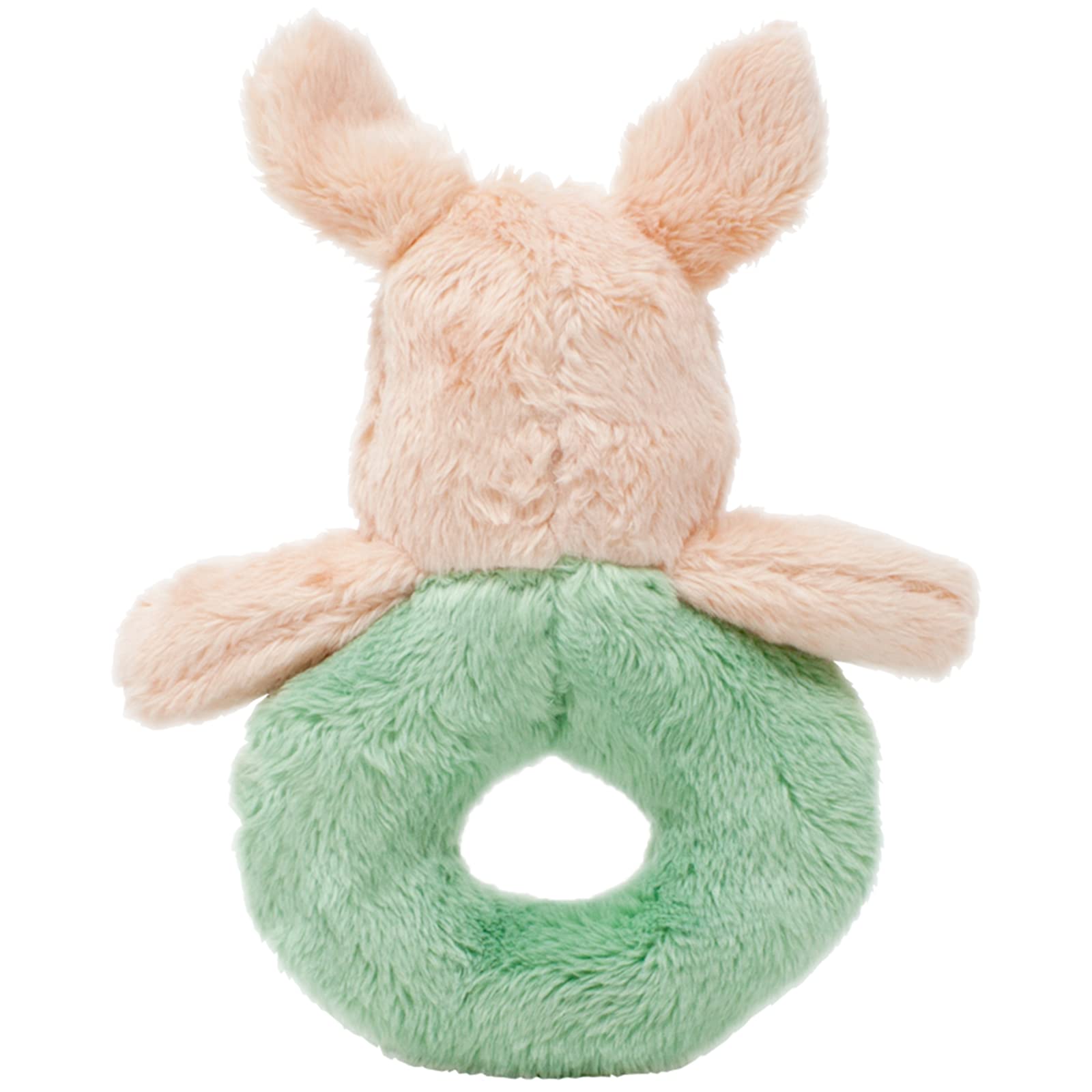 Rainbow Designs Official Disney Winnie The Pooh Piglet Soft Ring Rattle for Newborns | Plush | Pink