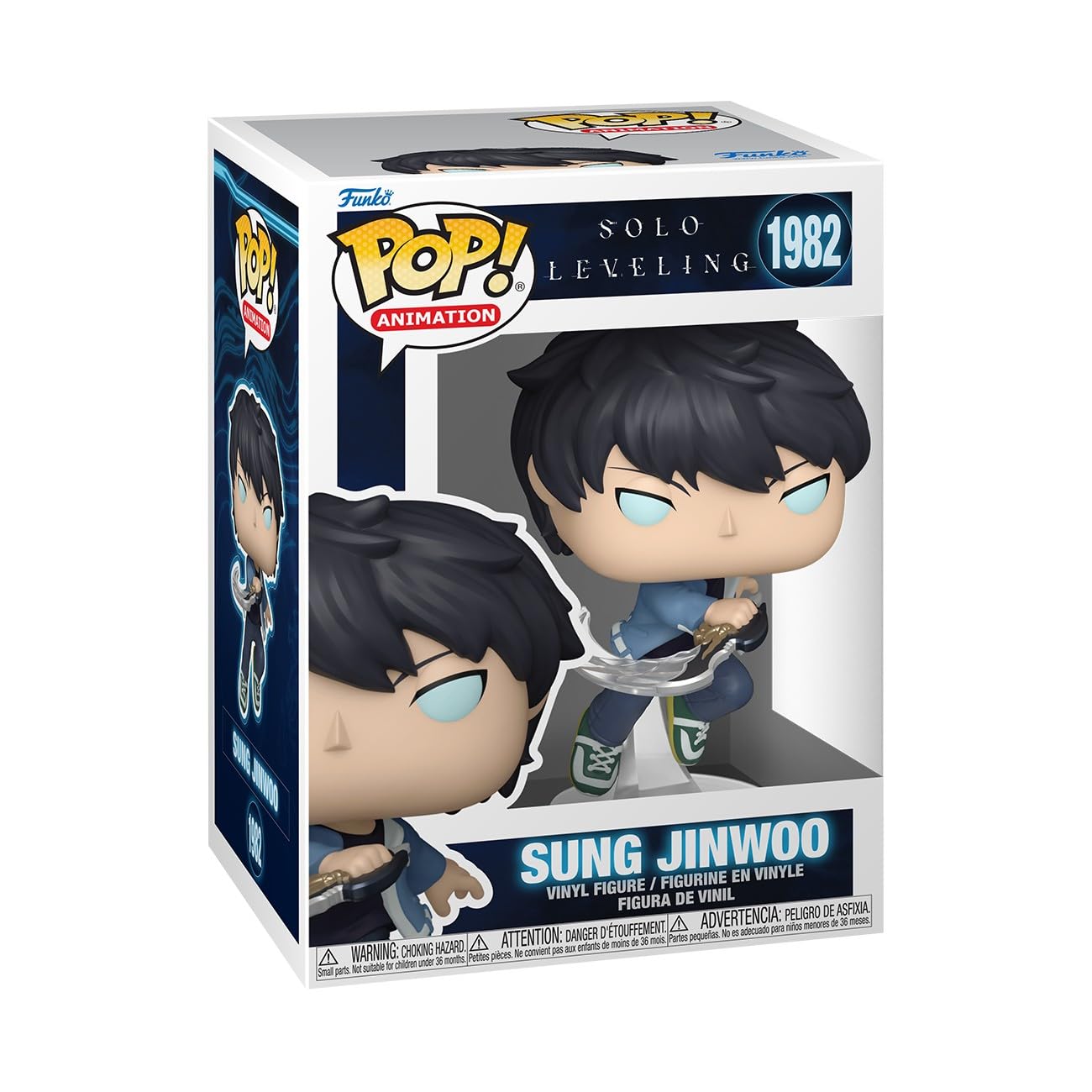 Funko Pop! Animation: Sung Jinwoo - Solo Leveling | Vinyl Figure | Approx. 3.75 in
