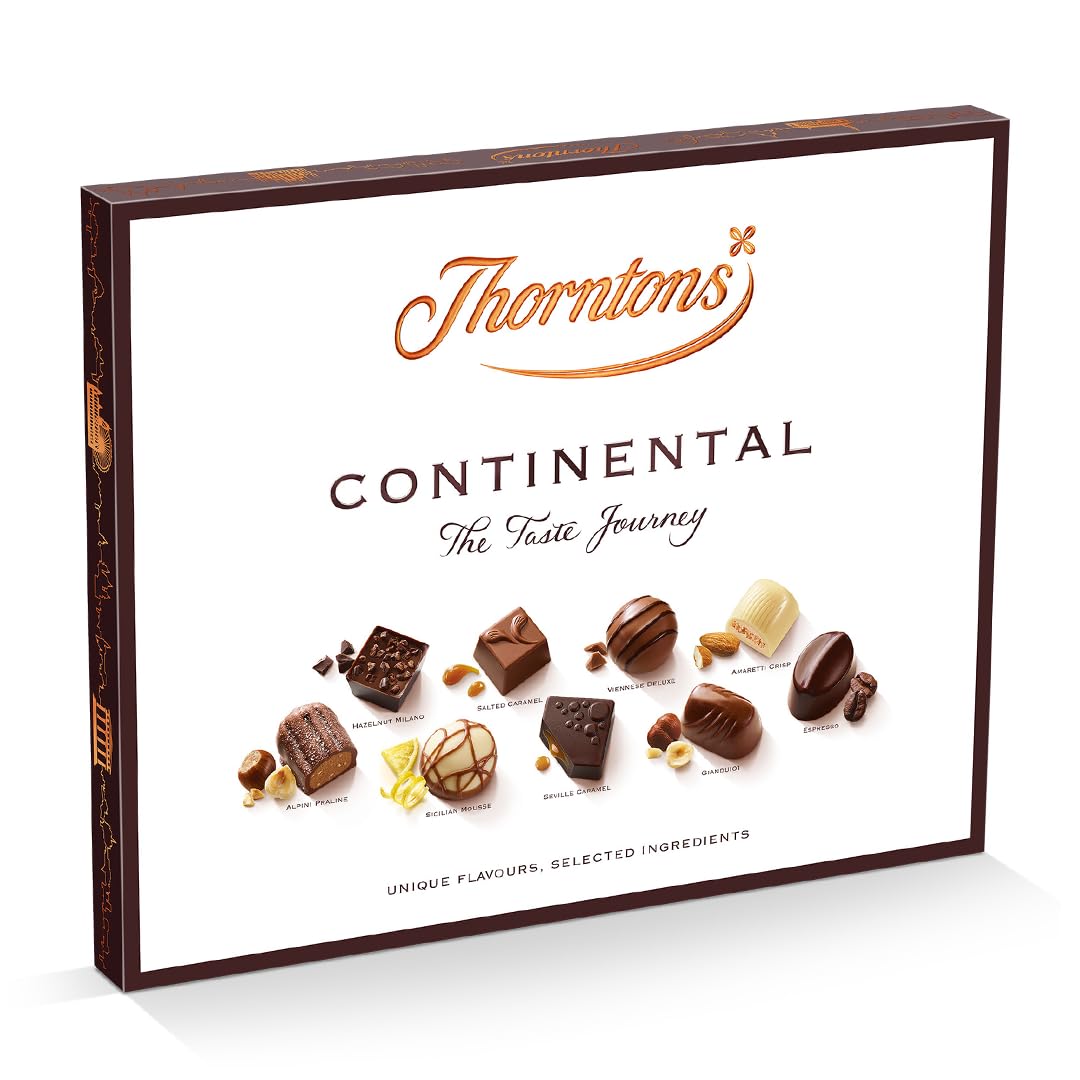 Thorntons Continental Milch-, Zartbitter- und weiße Schokoladen-Sortimentsbox, 454 g 3