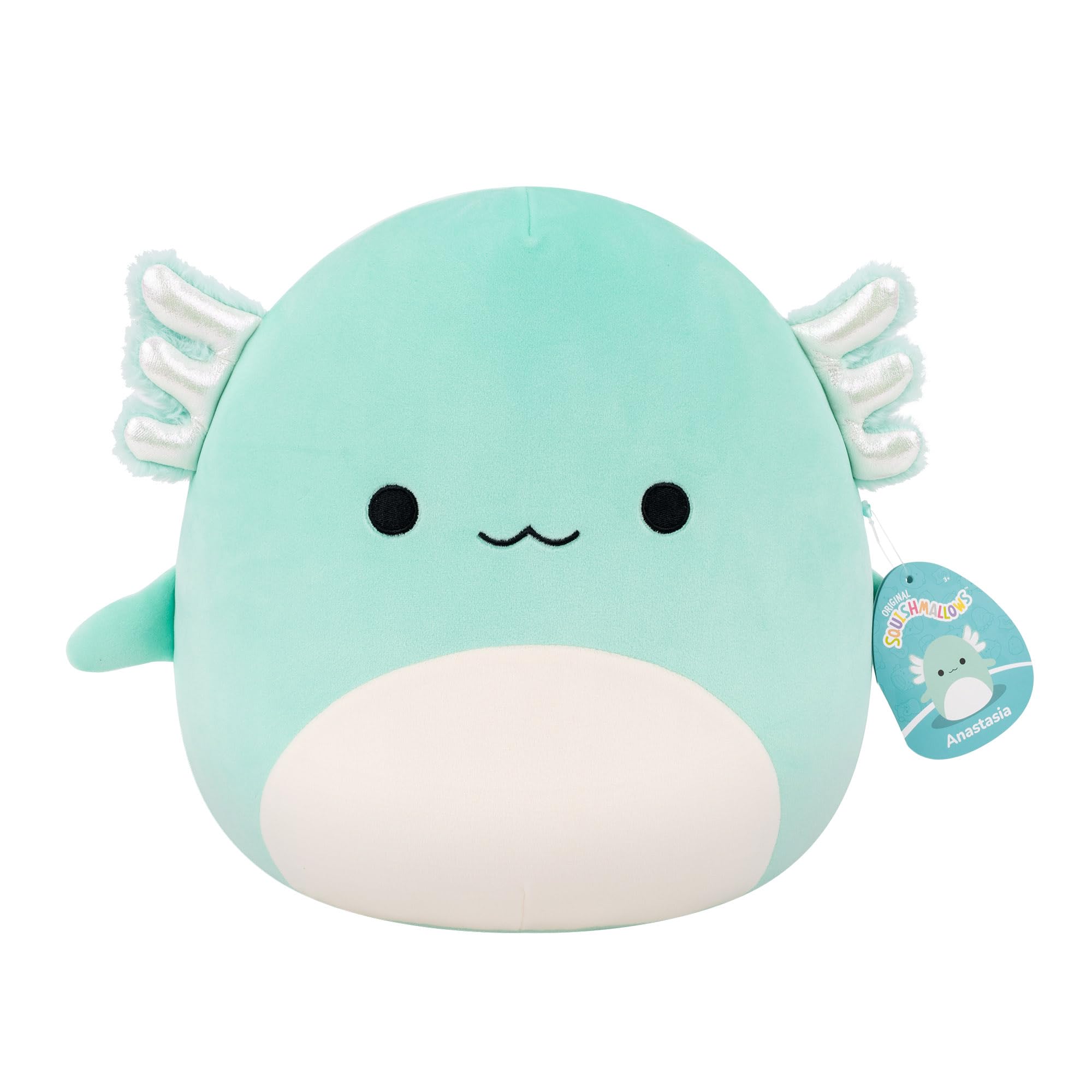 Squishmallows Anastasia the Teal Axolotl Soft Doll - 30 cm Plush | Ultra-Soft Polyester
