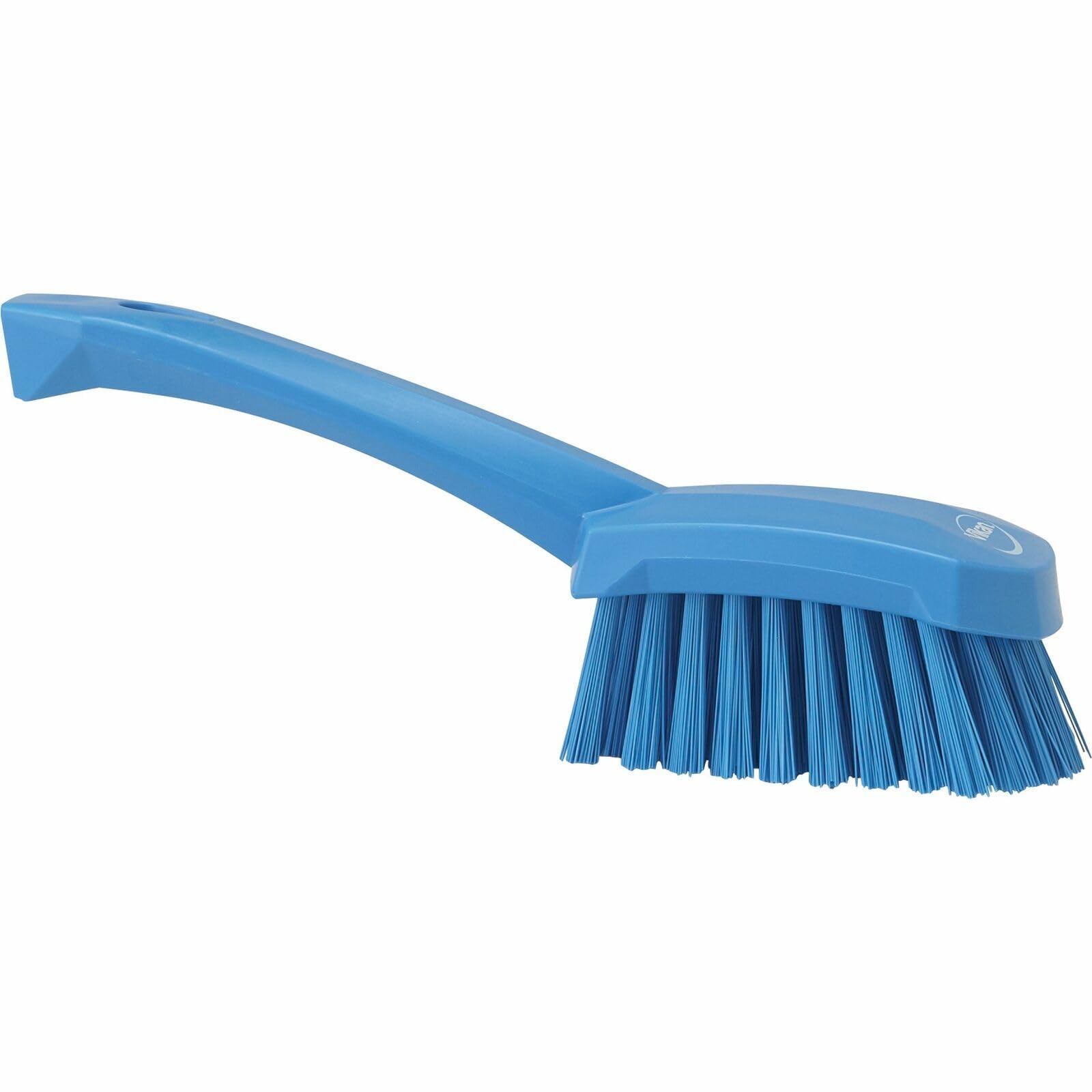 Vikan 41923 Stiff Washing Scrubbing Hand Brush - Short Handle, 270mm, Blue