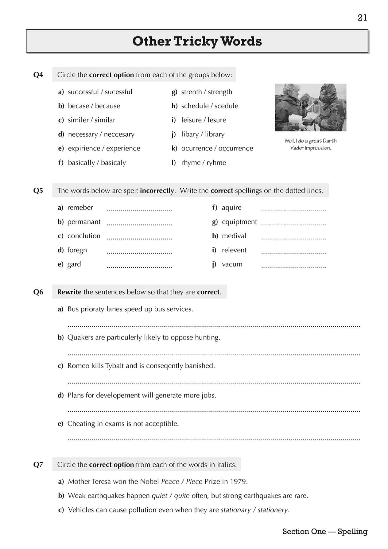 CGP Spelling, Punctuation and Grammar for Grade 9-1 GCSE Workbook | Includes Answers | Ages 14-16 7