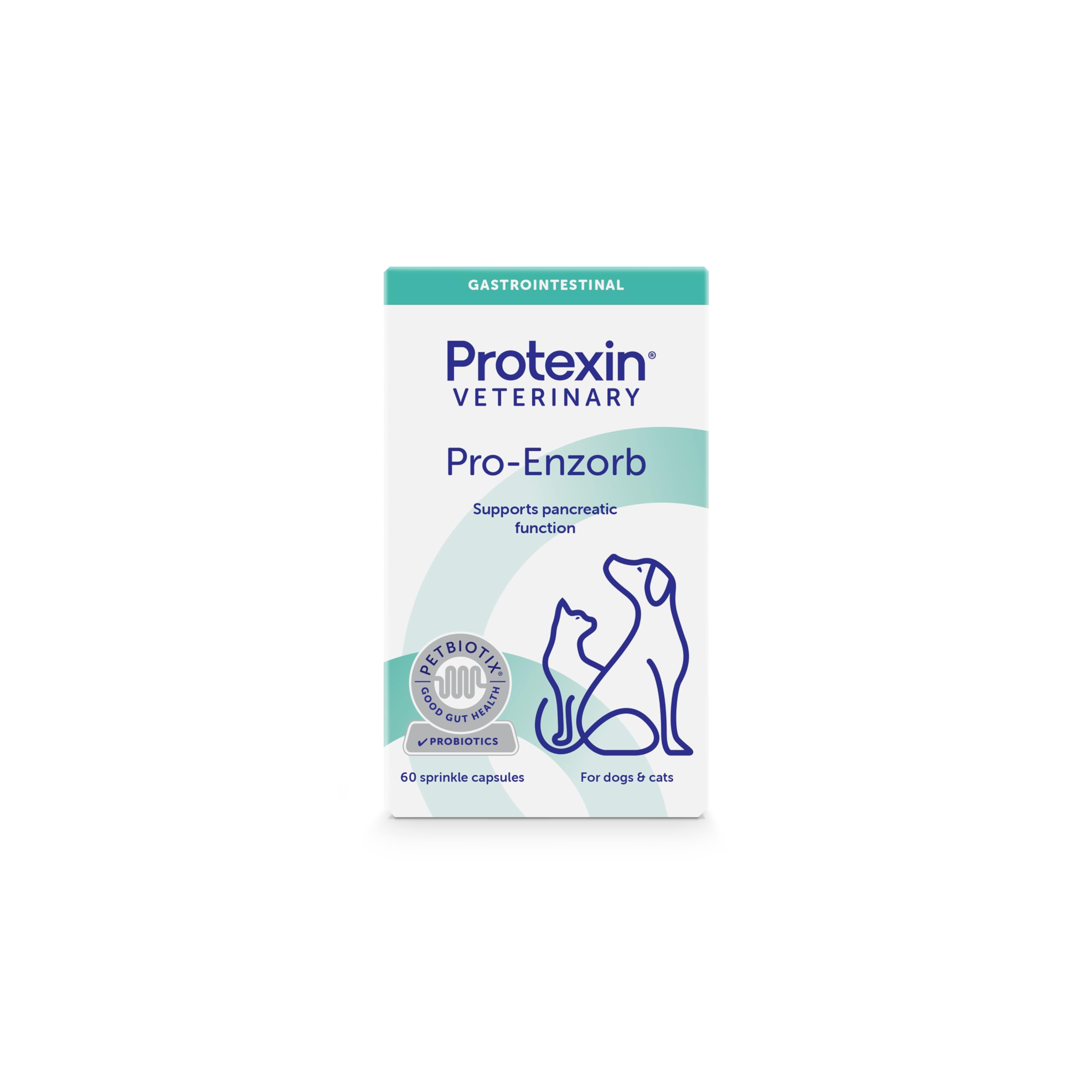 Protexin Veterinary Pro-Enzorb Digestive Supplement for Dogs & Cats | Enzyme & Probiotic Formula