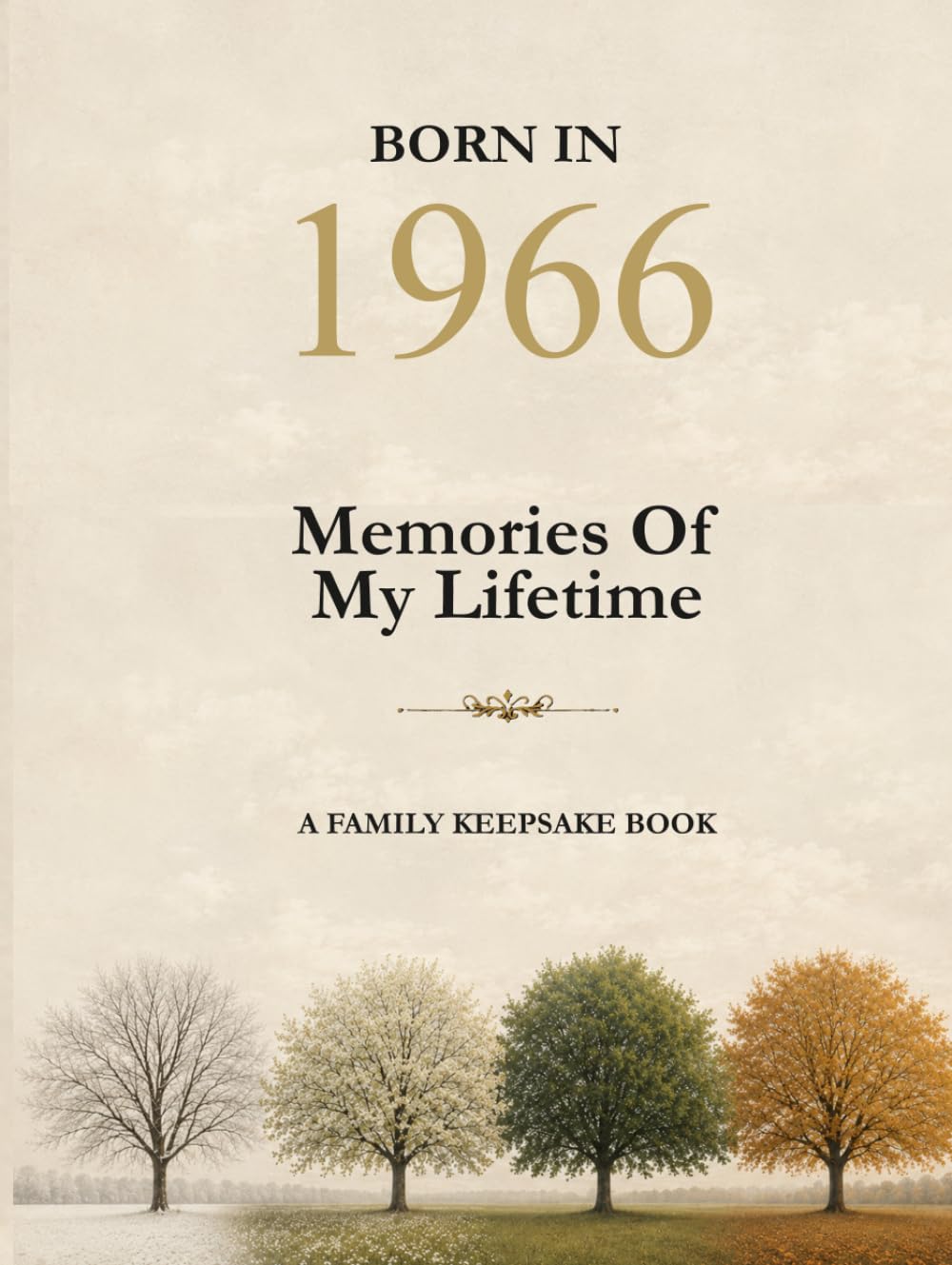 Elizabeth Absalom & Malcolm Watson - Born In 1966 Memories Of My Lifetime | Hardcover Journal