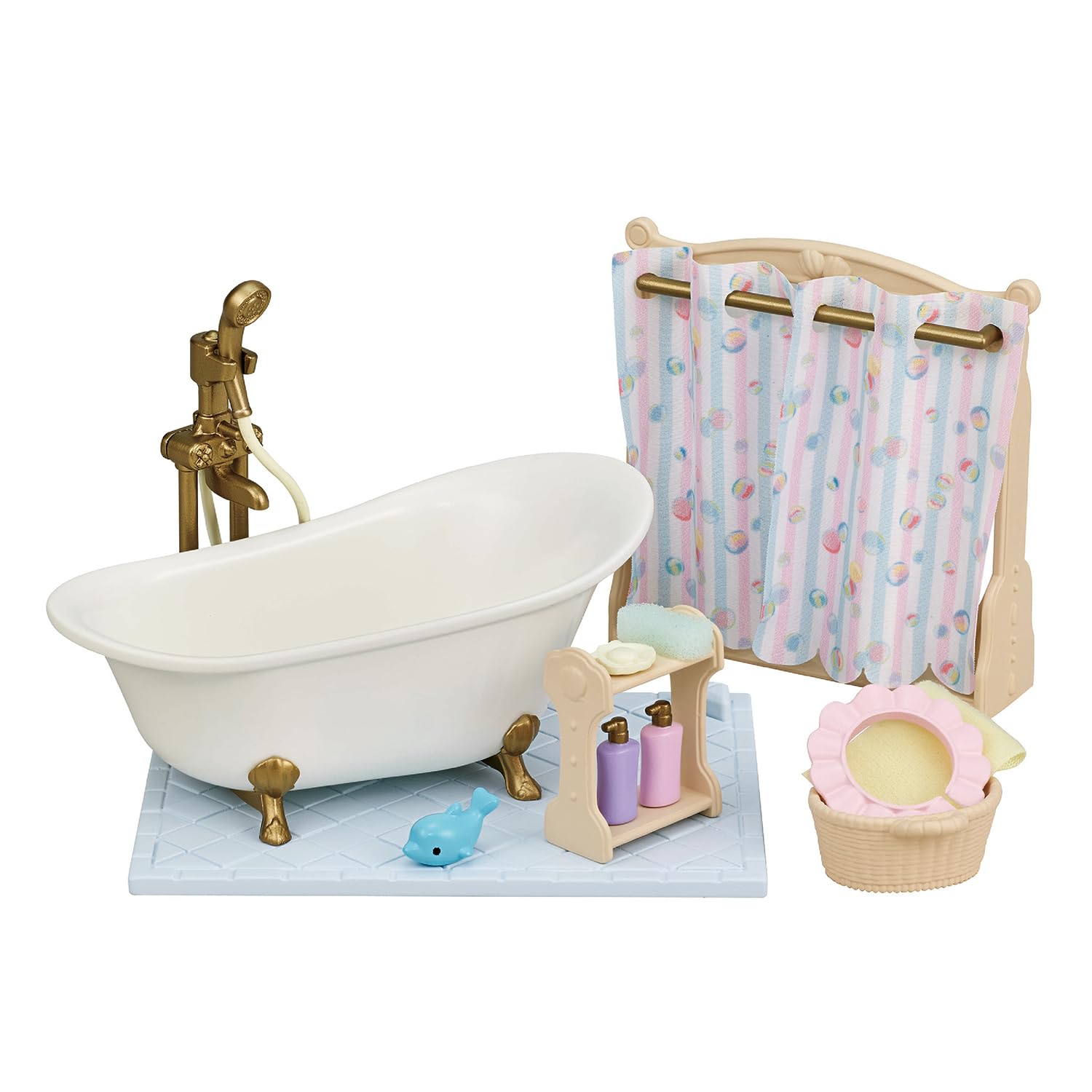 Sylvanian Families Bath & Shower Set - Antique Style Furniture | Ages 3+
