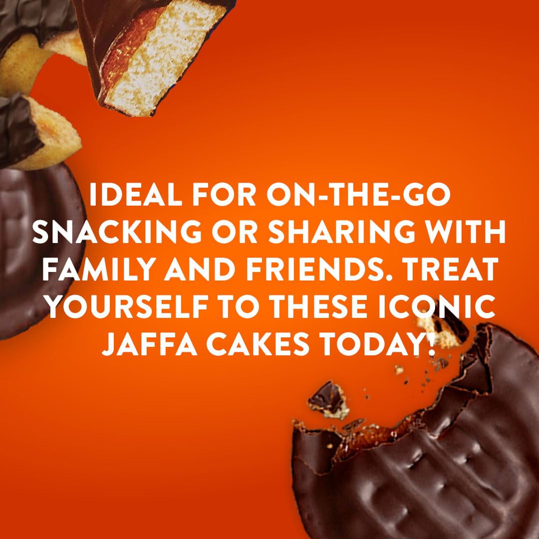 McVitie's Jaffa Cakes - Mega Box Value Pack 80 Count (4 Packs of 20) | Chocolate Orange Sponge 6