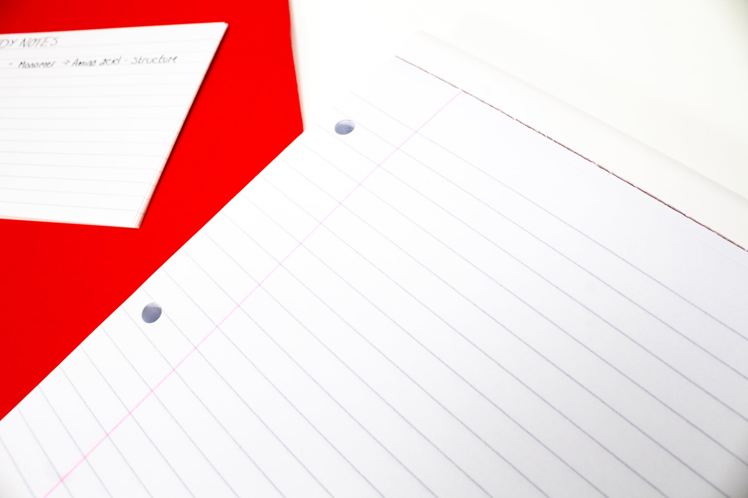 Silvine A4 Refill Pad - 320 Pages Lined with Margin | 75gsm Paper | 4-Hole Punched 4
