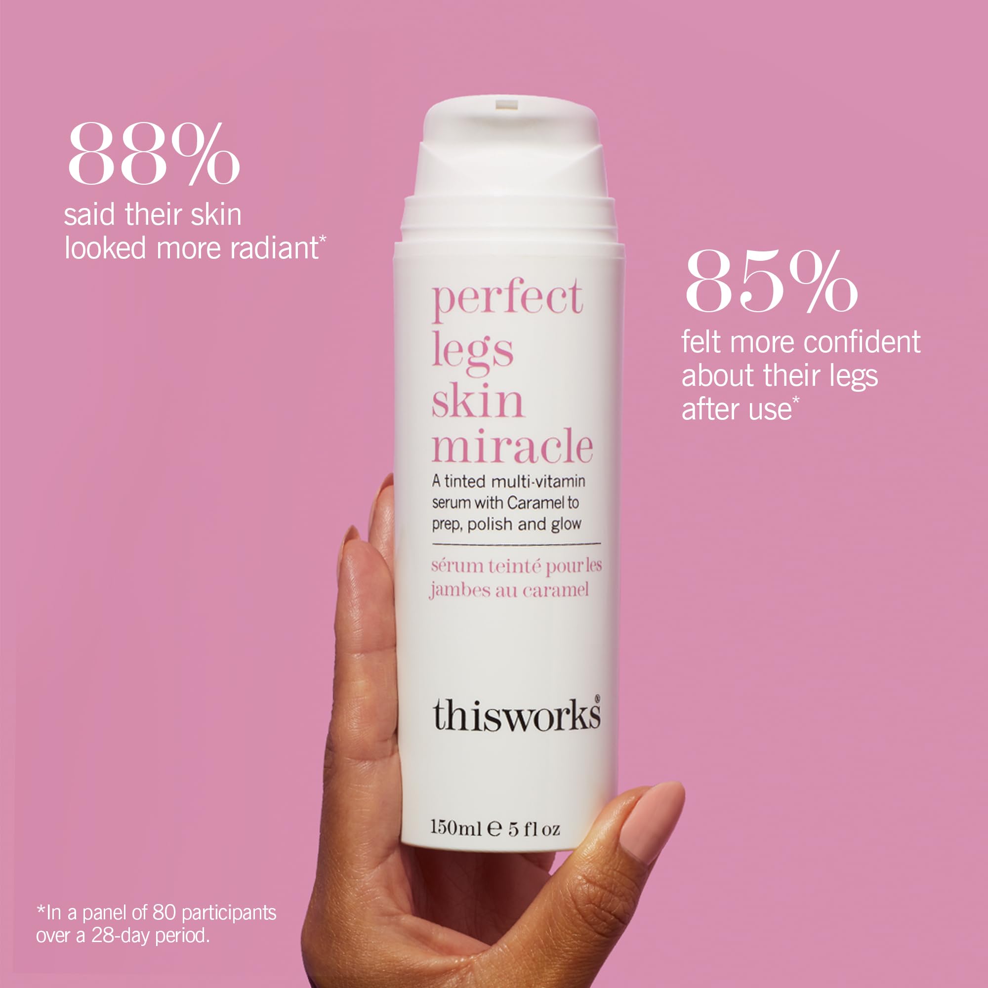 THISWORKS Perfect Legs Skin Miracle - 150 ml | Instant Glow | Wash-Off Tinted Serum 6