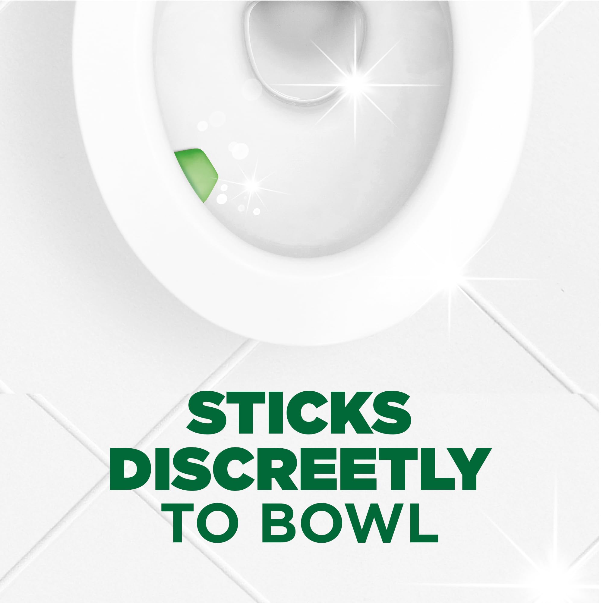 Harpic Hygienic Fresh Sticker Toilet Block - Pine Scent, 3 Count Pack 6