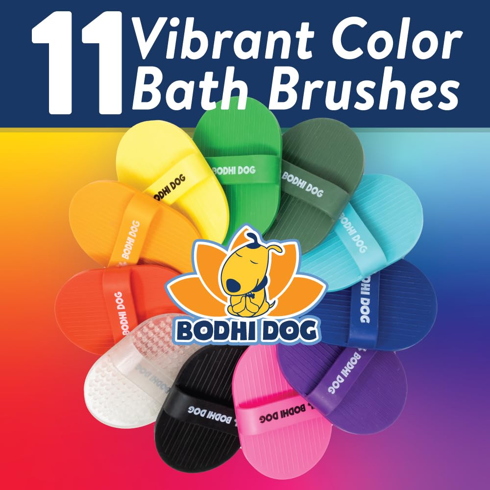 Bodhi Dog Grooming Shampoo Brush - Soothing Massage Rubber Bristles | Wet/Dry Use 6