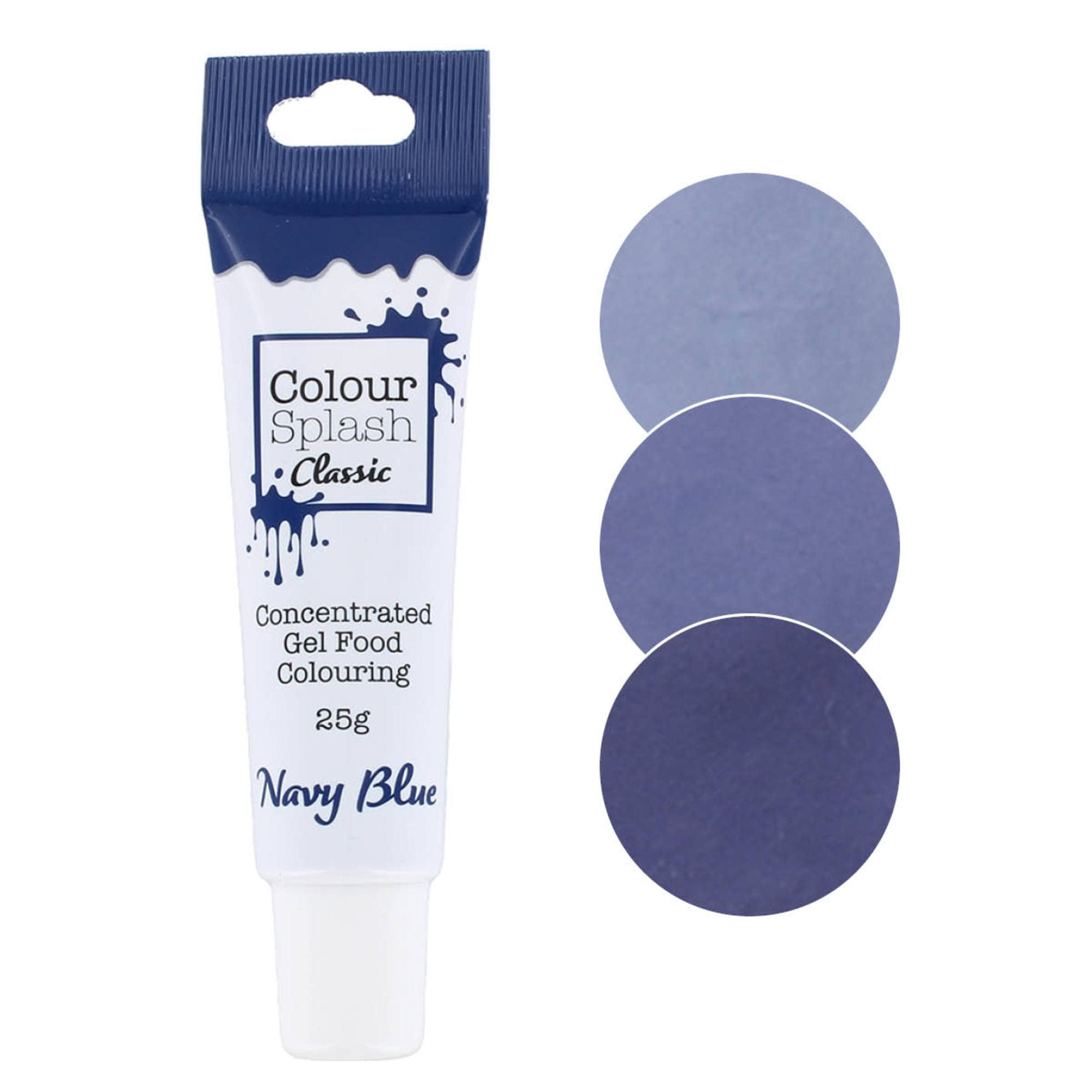 Colour Splash Food Colouring Gel - Highly Concentrated | Navy Blue | 25g