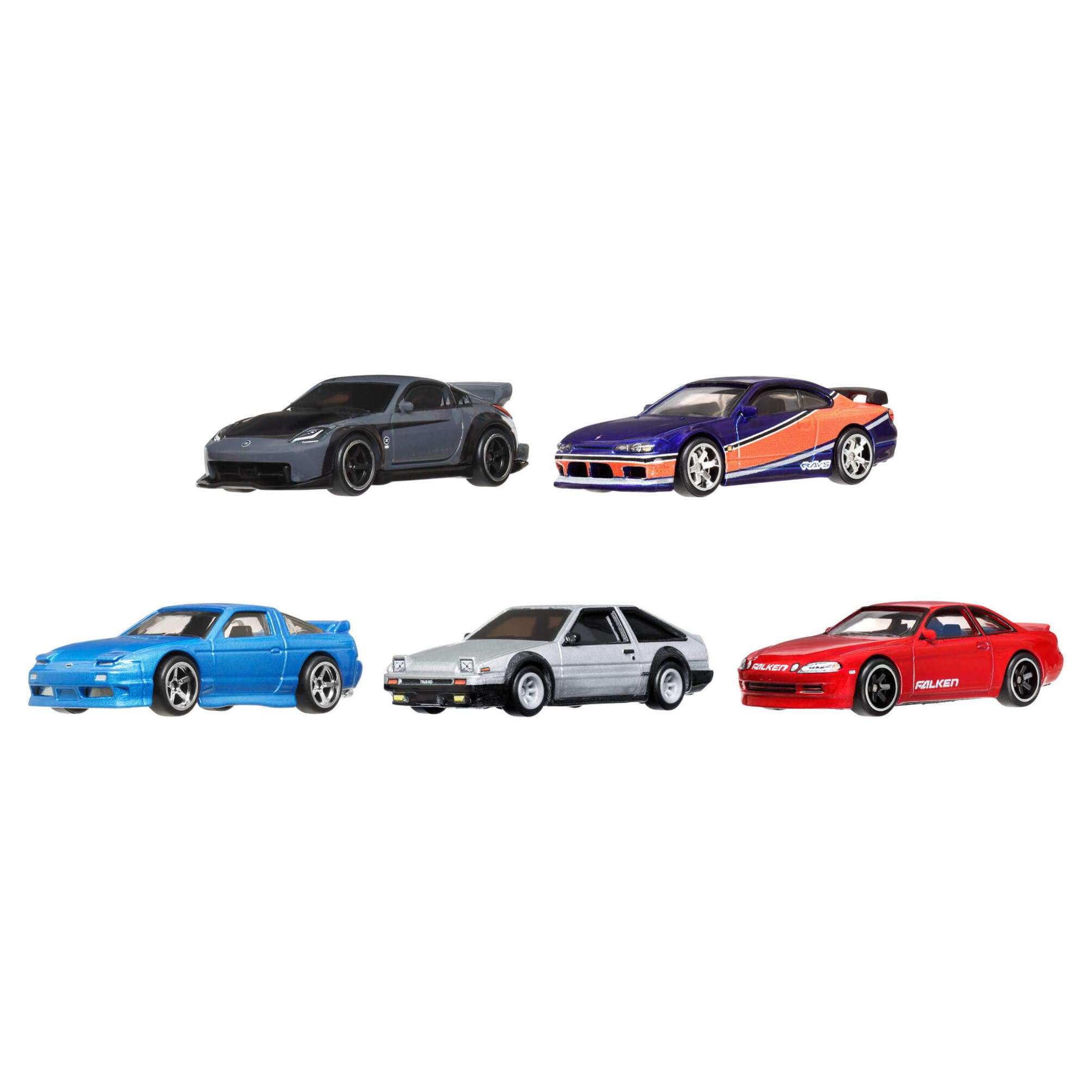 Hot Wheels Fast & Furious Tokyo Drift Bundle - 5 Pack 1:64 Scale Die-Cast Cars | Model JFL99 7