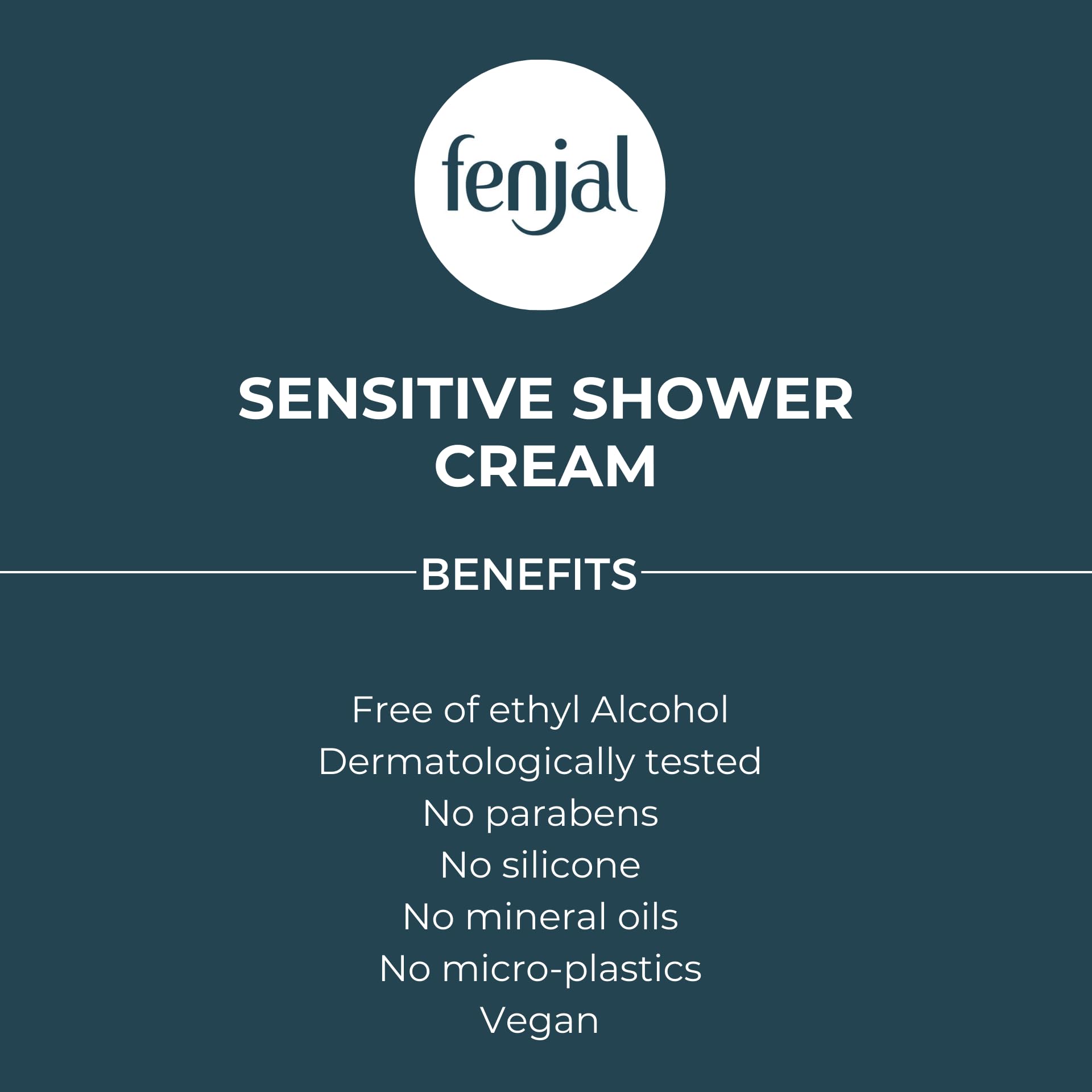 Fenjal Sensitive Body Shower Crème - Aloe Vera Scent, Velvety Smooth Skin | 200 ml