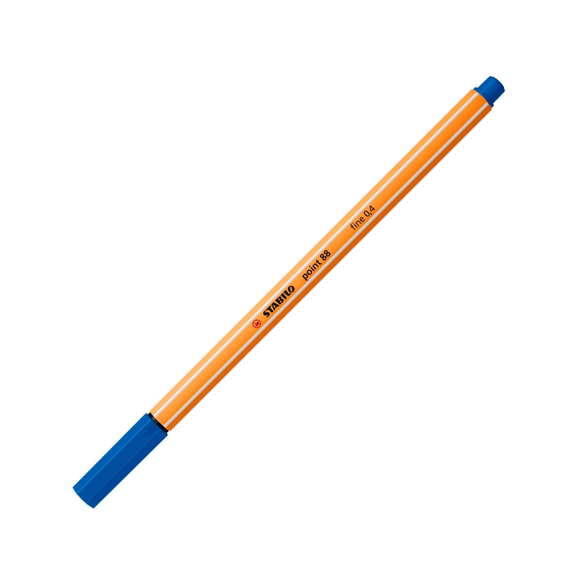 STABILO point 88 Fineliner - 0.4mm Line Width | Pack of 25 Assorted Colours