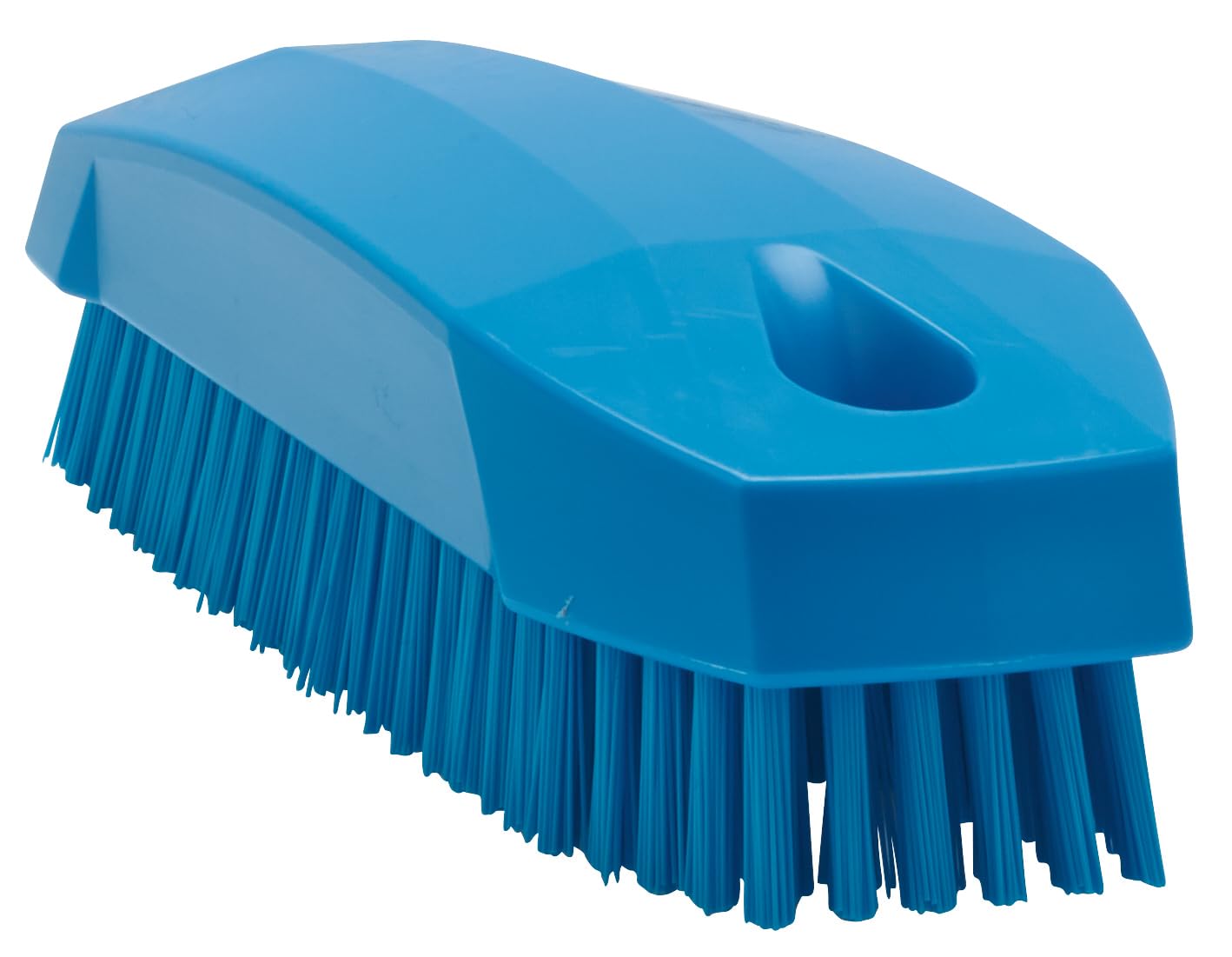 Vikan Hand Brush - Stiff Bristles for Nails & Surfaces | Polypropylene | Blue 1