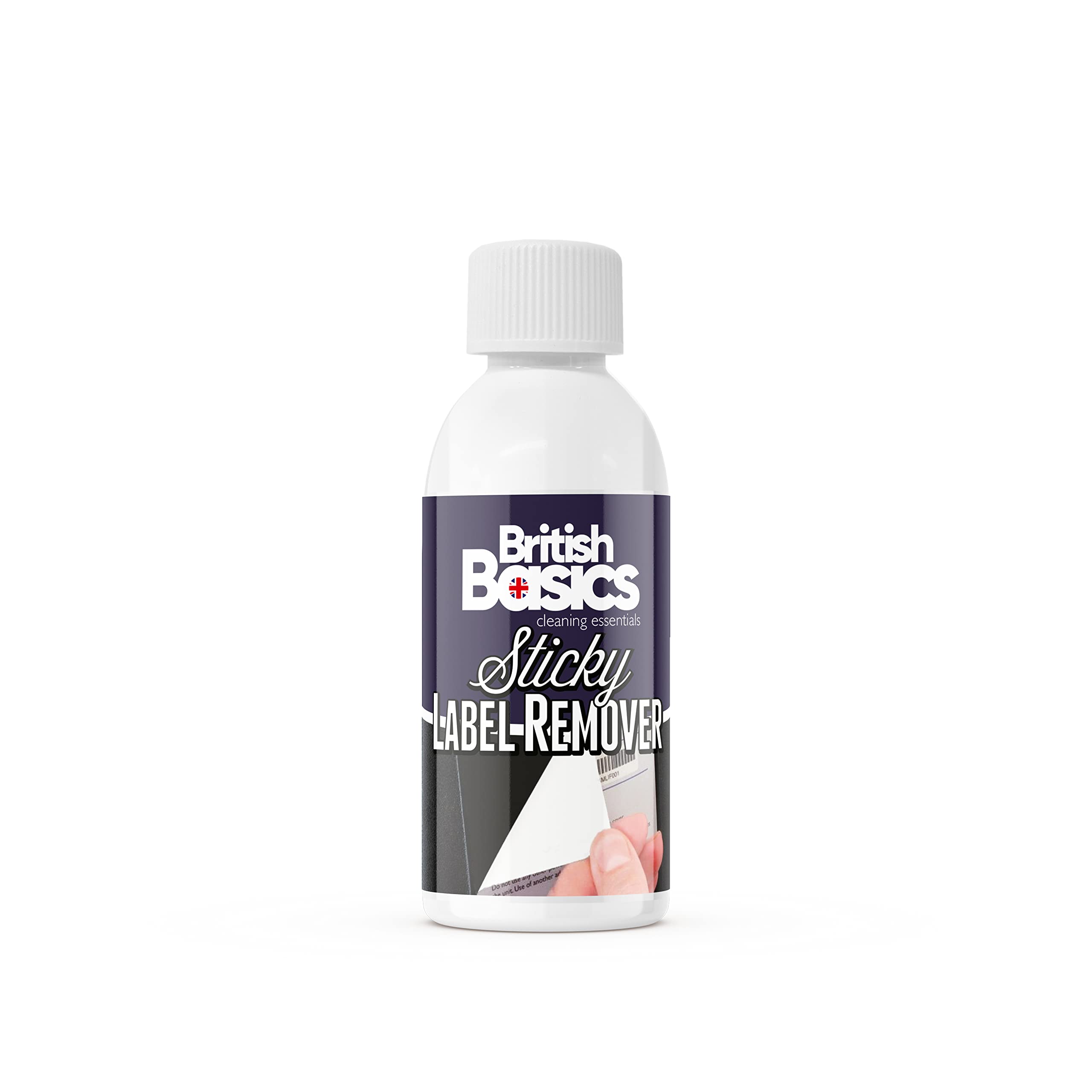 BritishBasics Sticky Stuff Label Remover Liquid - Breaks Down Adhesive Residue | 250ml Clear 1