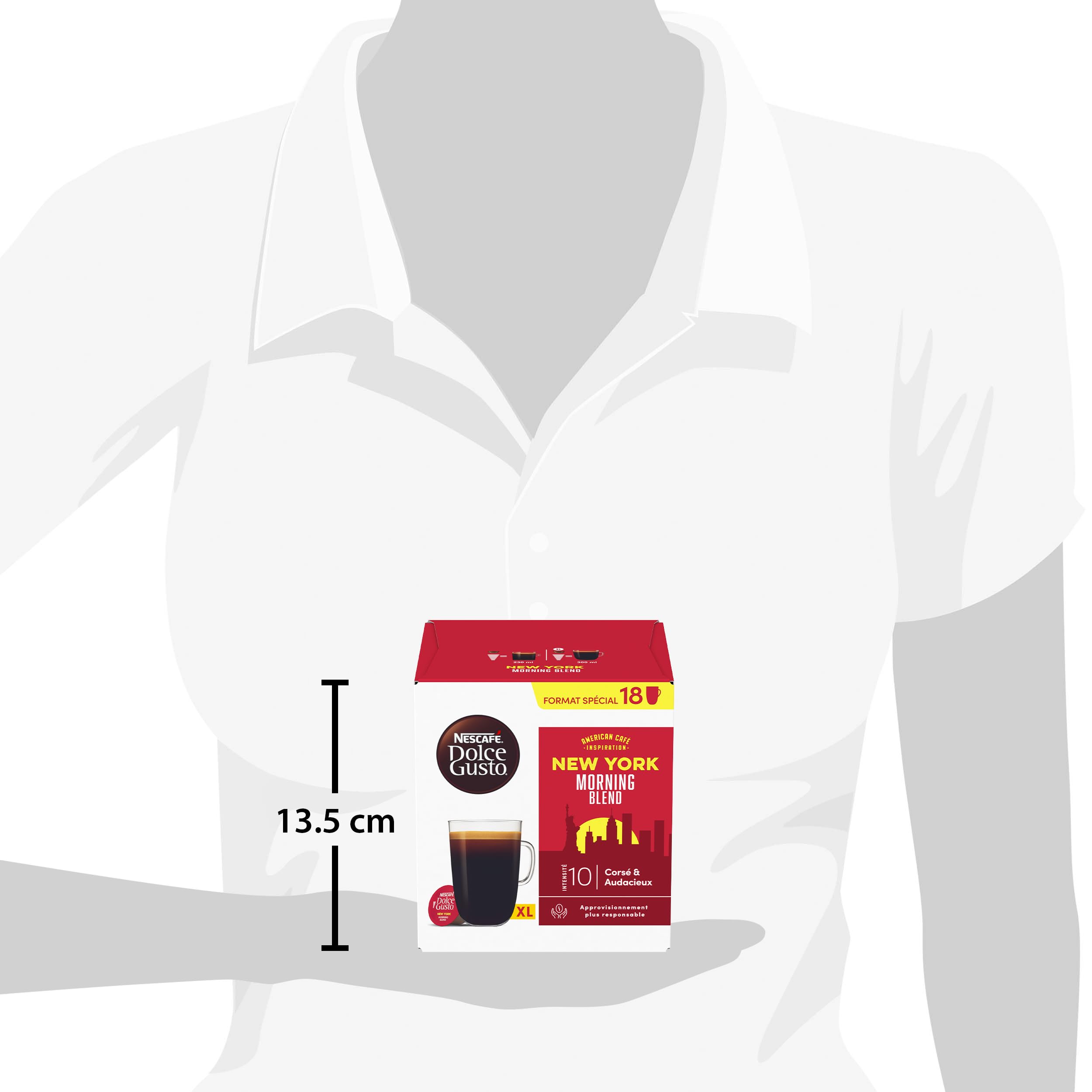 Nescafé Dolce Gusto New York Morning Blend Americano Coffee Pods - Intensity 10, 54 Servings (Pack of 3) 7
