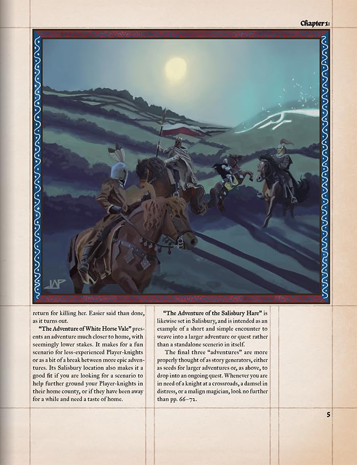 Chaosium Pendragon: The Sauvage King RPG Scenario Book - Hardcover | English 5
