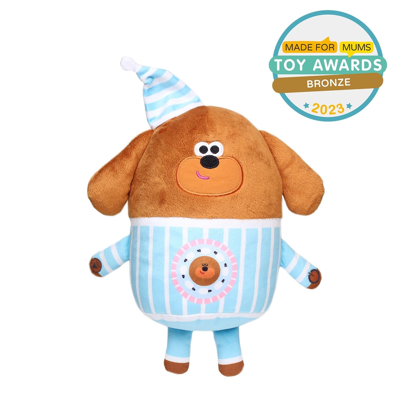Hey Duggee Sleepy Time Teddy Bear with Soothing Lullaby Song and Lights | Pink | Model 2195 8