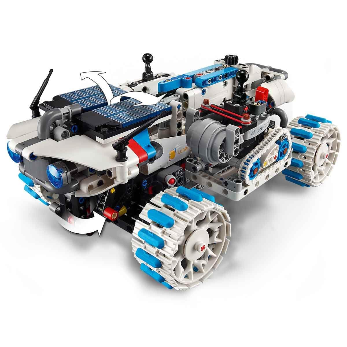 LEGO Technic Lunar Outpost Moon Rover Space Vehicle - STEM Building Set for Ages 10+