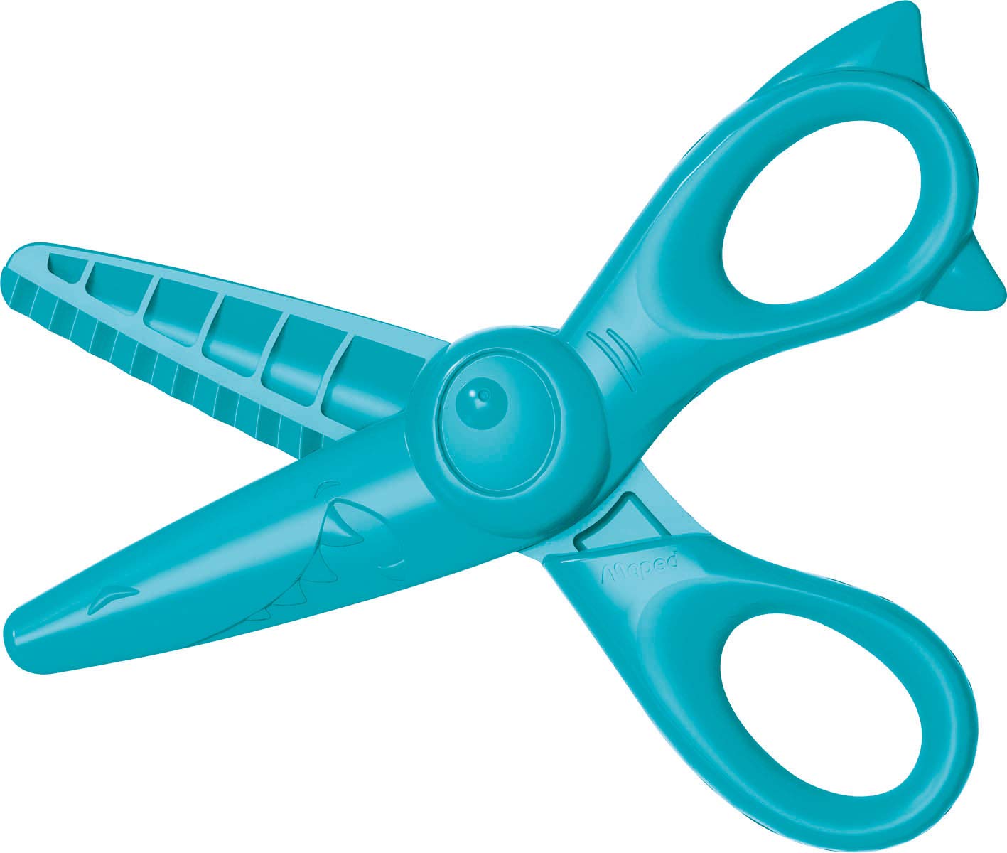 Maped Kidicraft Safety Craft Scissors Set - 3 Pack with Zig Zag & Curve Cuts | Plastic Blades 6