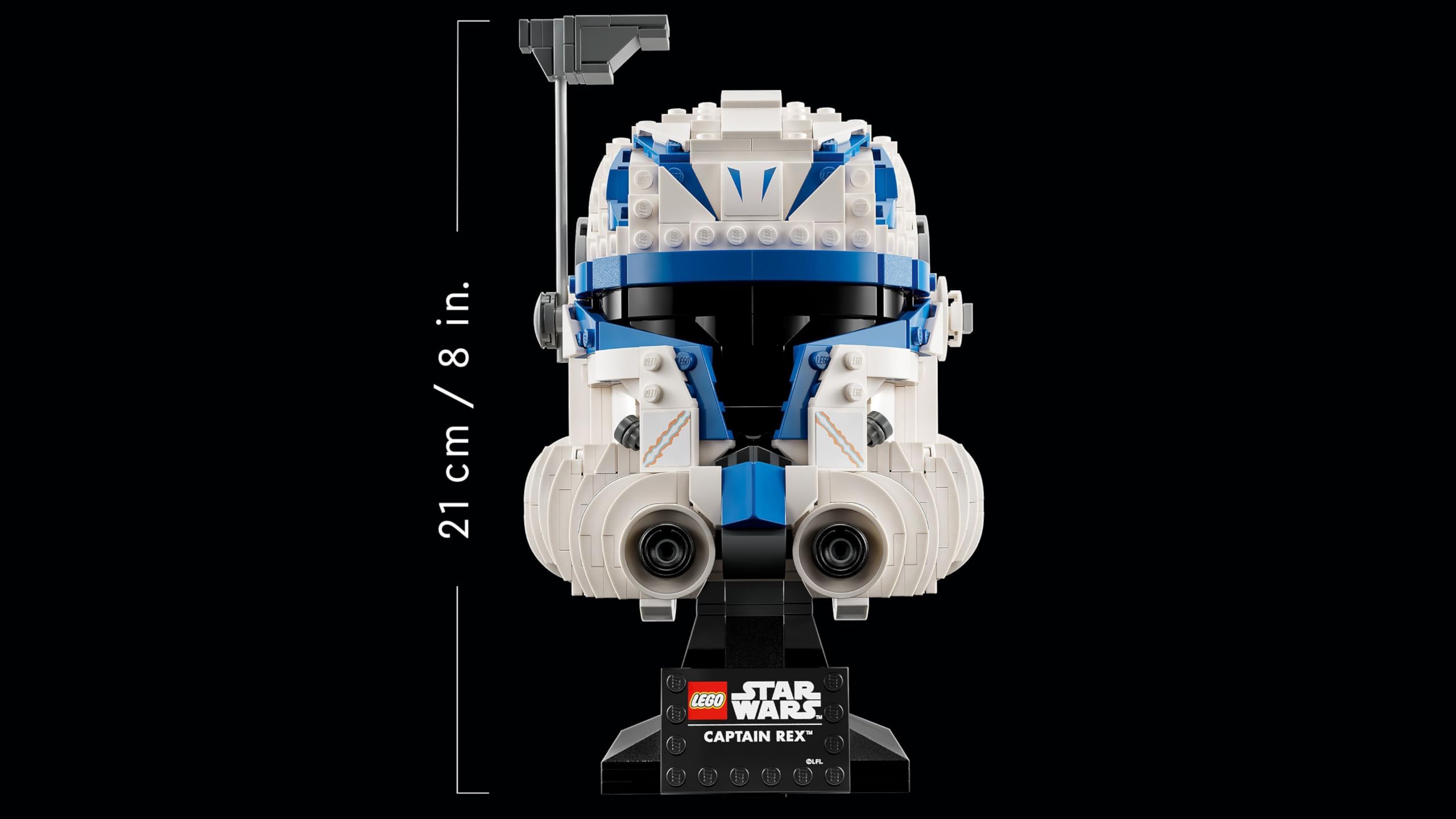 LEGO Star Wars 75349 Captain Rex Helmet Set | 854 Pieces | Ages 18+ 8