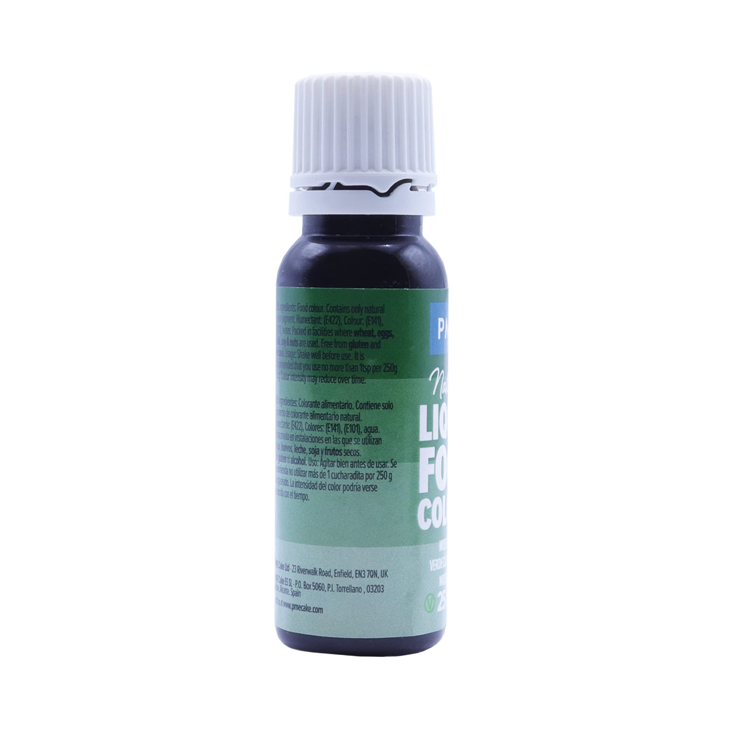 PME Natural Liquid Food Colouring - Moss Green (25ml) 5