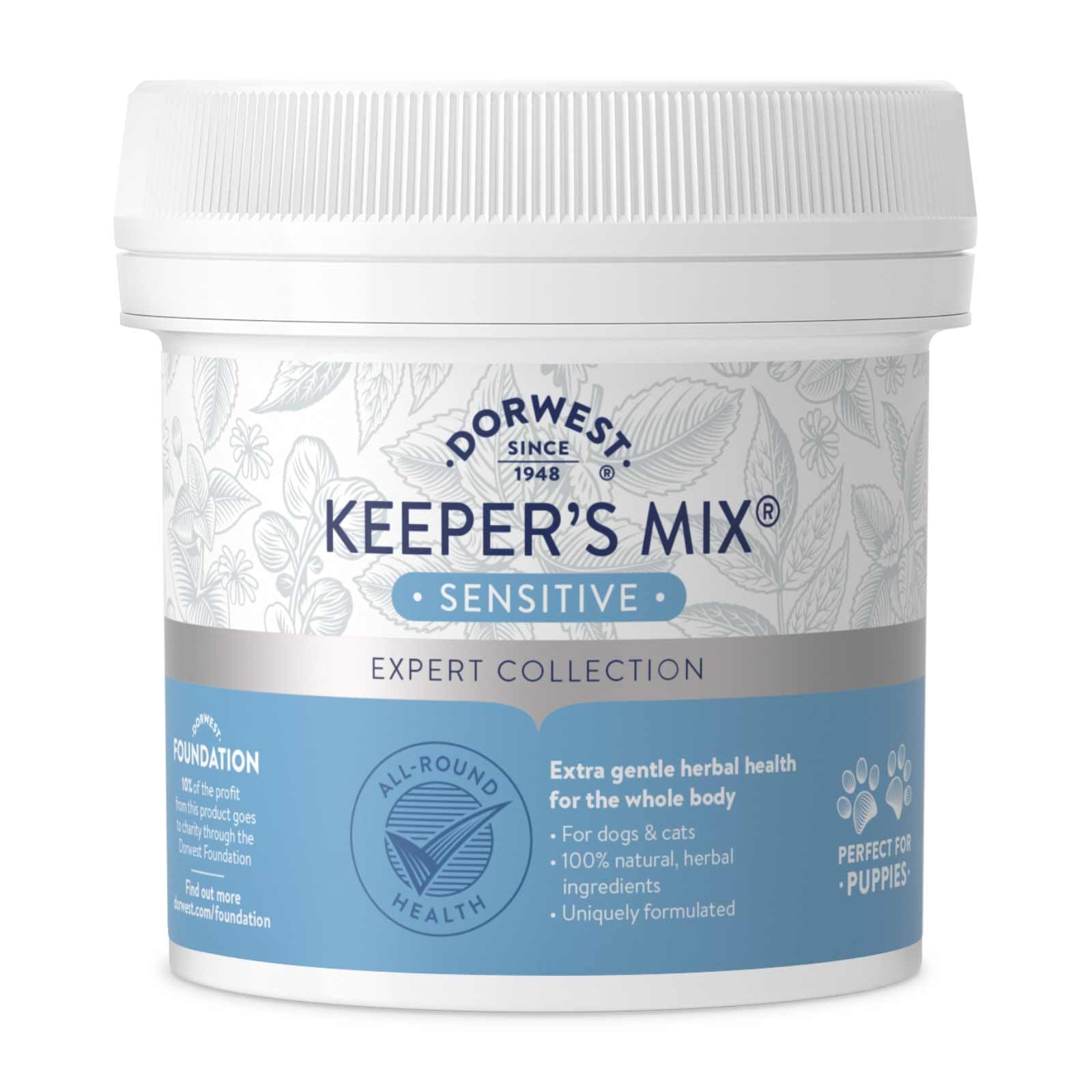 DORWEST HERBS Keeper’s Mix Sensitive Herbal Supplement for Dogs and Cats | 250g