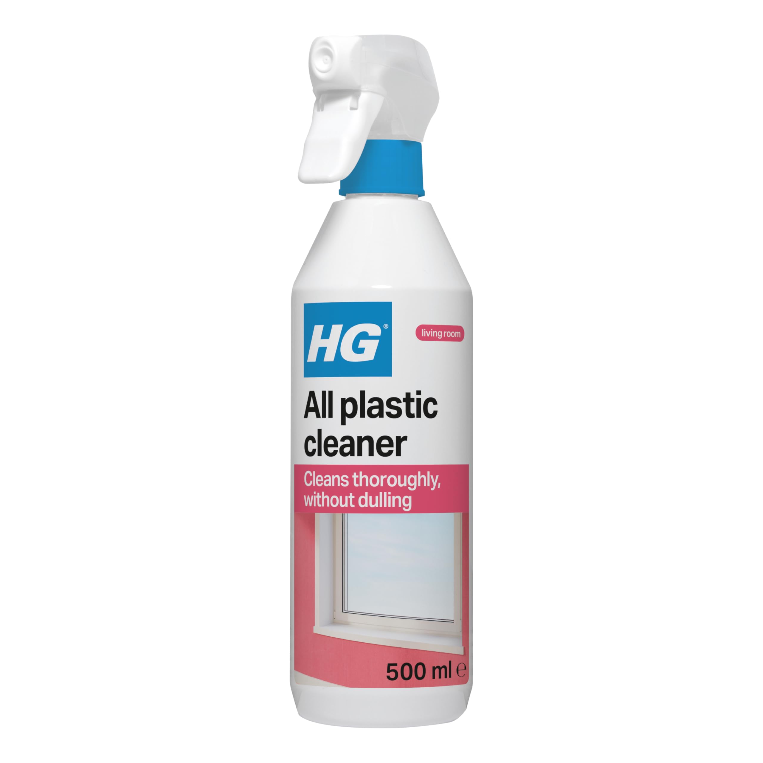 HG All Plastic Cleaner - Biodegradable Multi-Surface Spray for UPVC & Synthetic Surfaces | 500ml