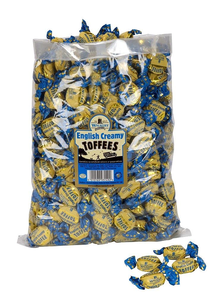 Walkers English Creamy Toffee 500g - Individually Wrapped Caramel Candy by Walkers Nonsuch