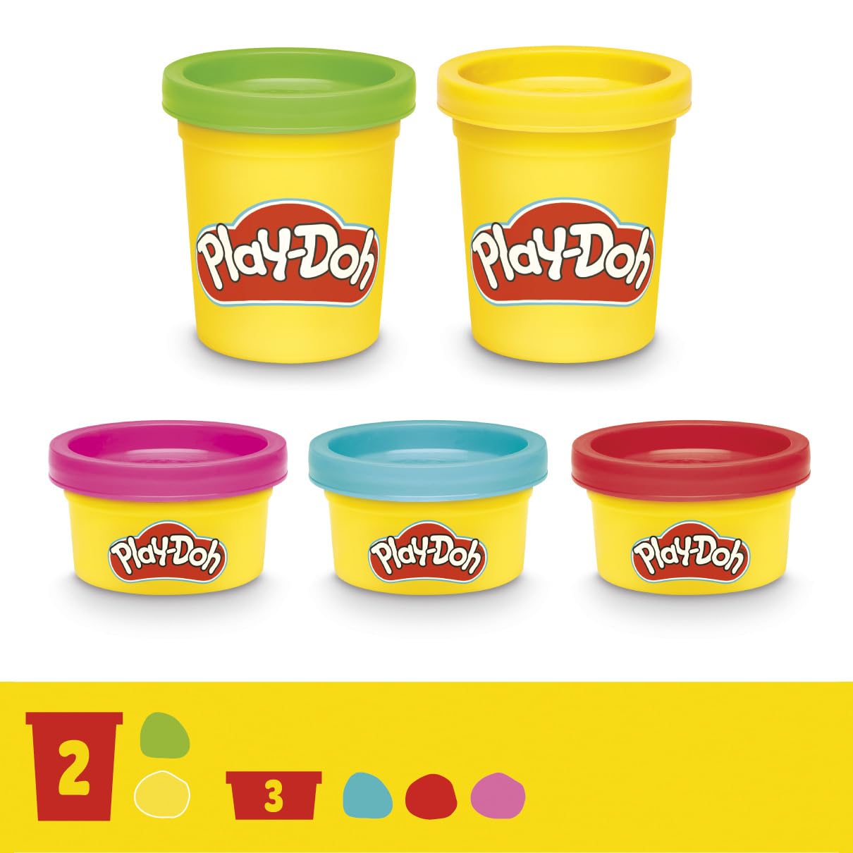 Play-Doh Swirlin' Smoothies Toy Blender Playset | Creative Play for Ages 3+ | Includes 5 Cans Compound 8