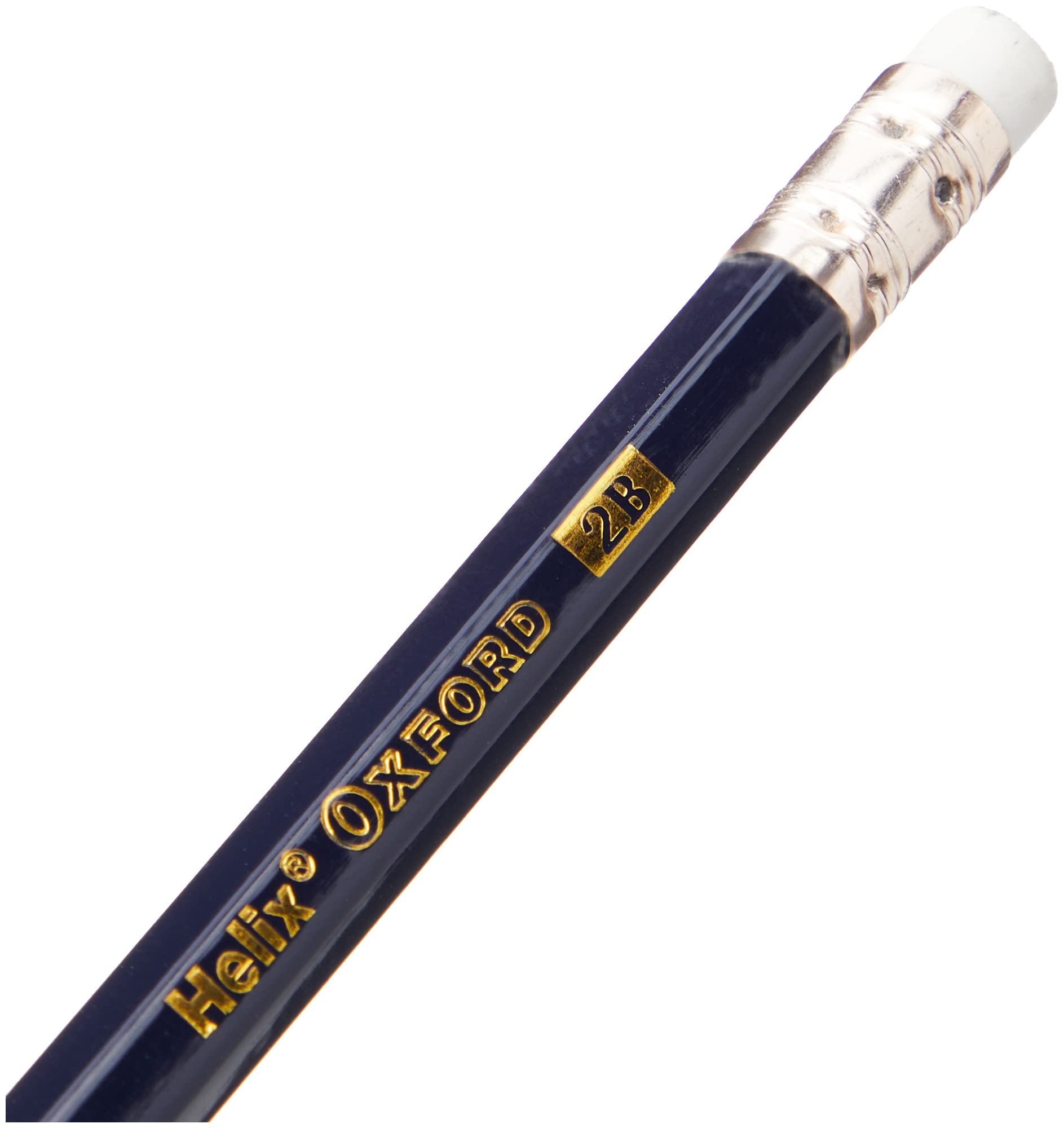 Helix - Oxford 2B Grade Graphite Pencils with Eraser Tip (Pack of 12) 4