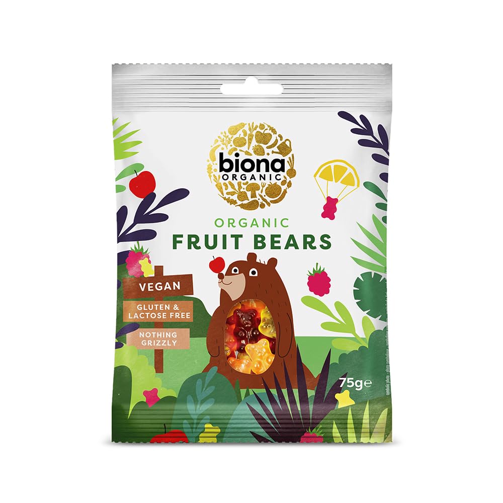 Biona Organic Mini Fruit Bears - Certified Organic, Vegan Friendly | 75 g
