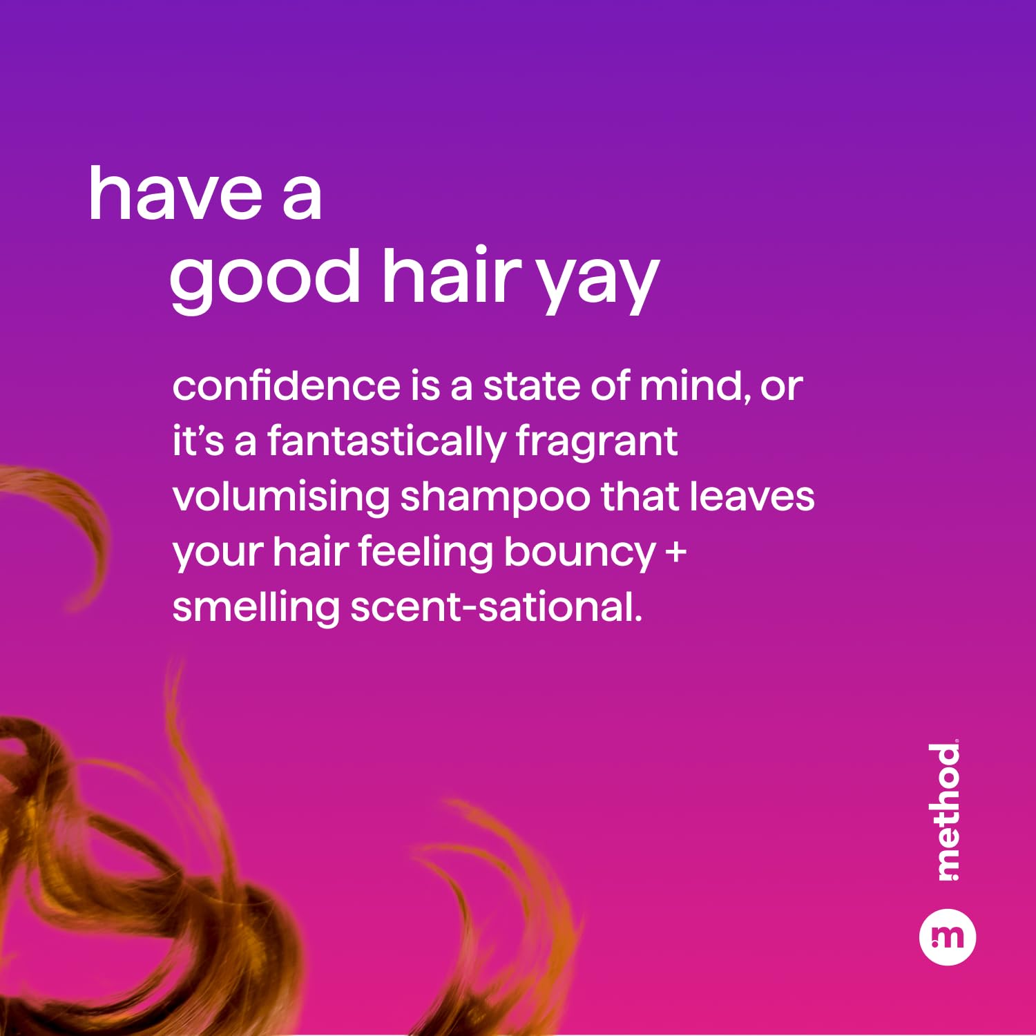 Method Volumising Shampoo - Peony, Rose Water & Quinoa Protein Scent, Sulphate-Free, 350ml 7