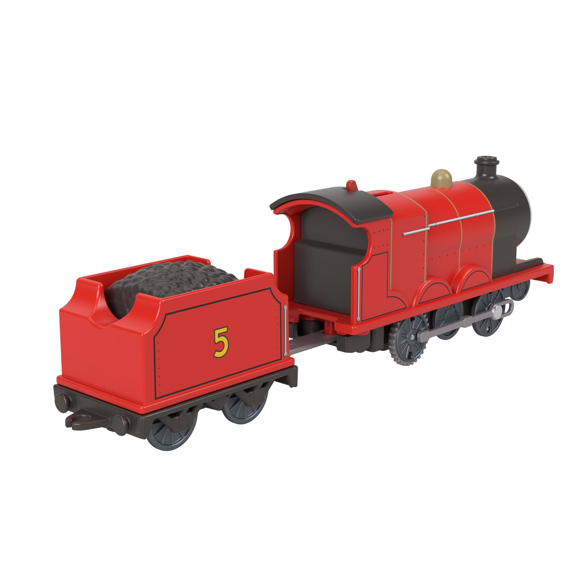 THOMAS & FRIENDS Motorized Toy Train - Classic James Engine with Cargo Car | Plastic | Ages 3+ 3