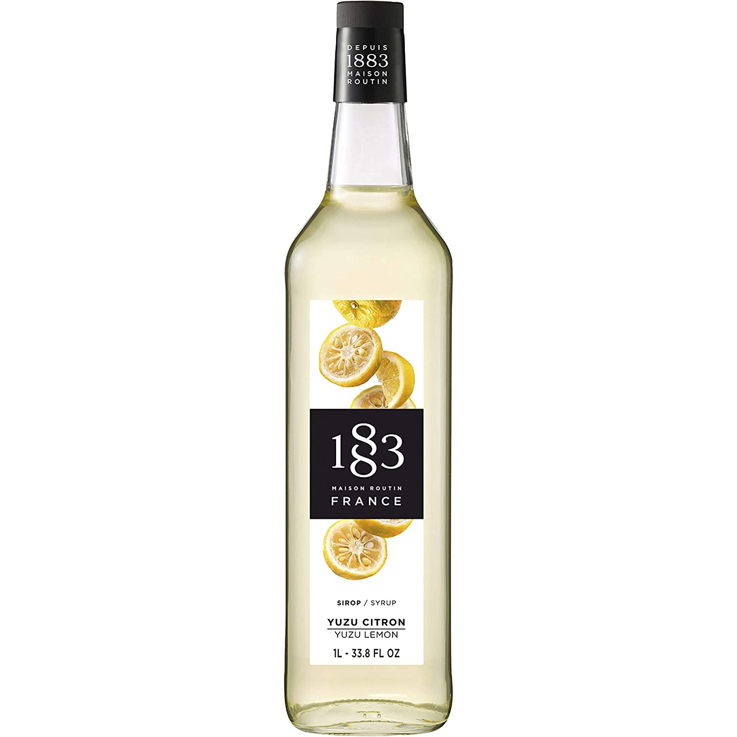 1883 MAISON ROUTIN Premium Yuzu Lemon Syrup - 1 L | Made in France