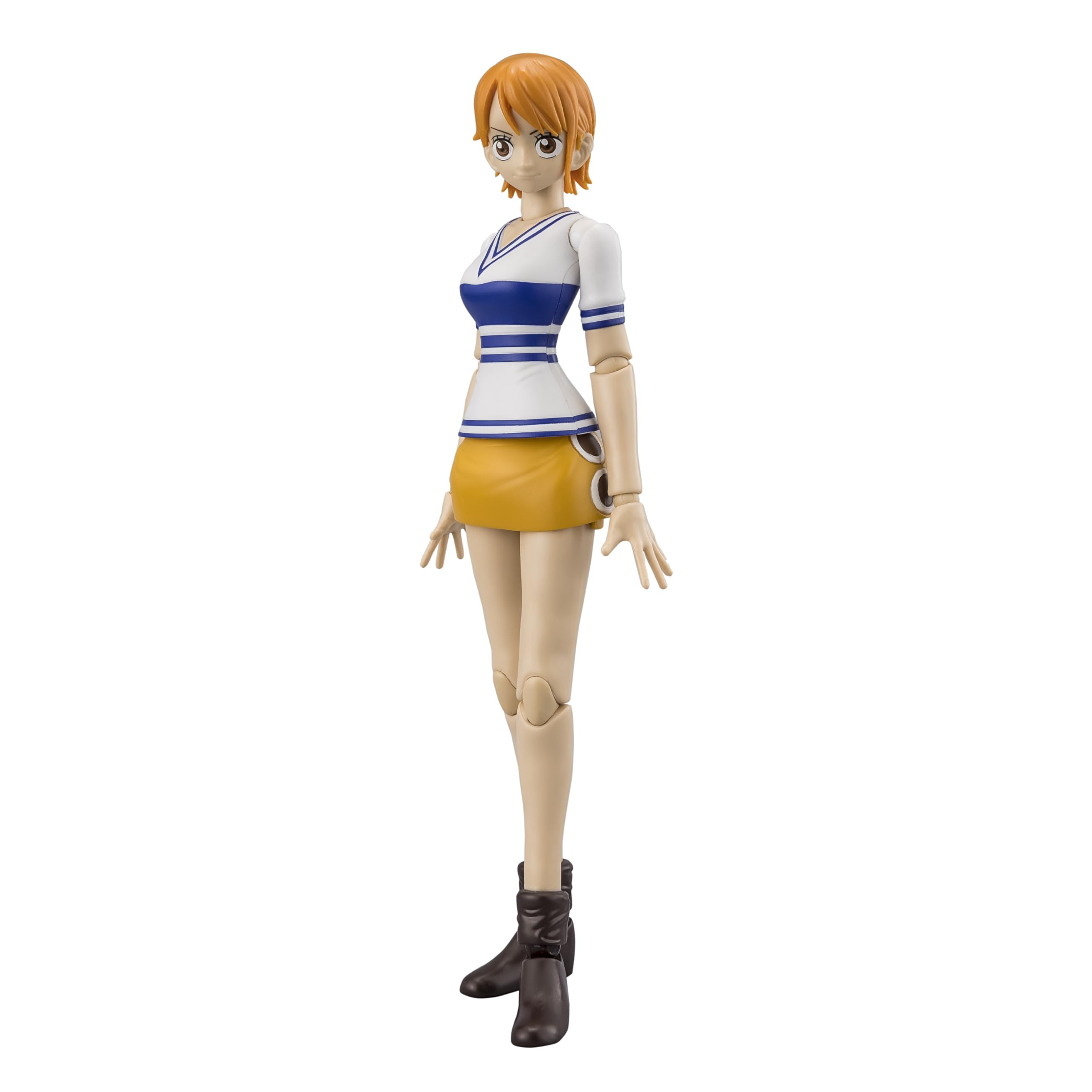 BANDAI Anime Heroes Nami Action Figure - 17cm, East Blue Appearance, Includes Accessories 11
