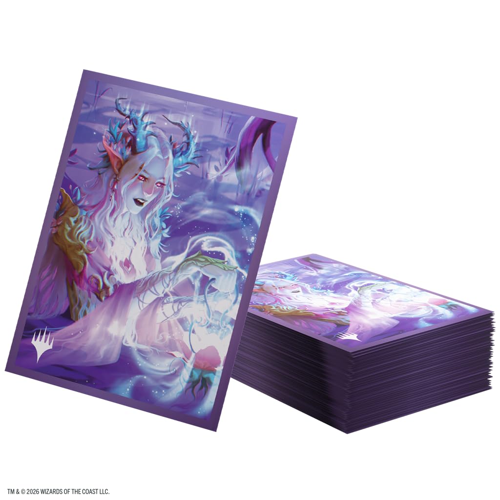 Gamegenic MTG Lorwyn Eclipsed Twilight Diviner Sleeves | 105 Count | 66x92mm | Multicoloured 3