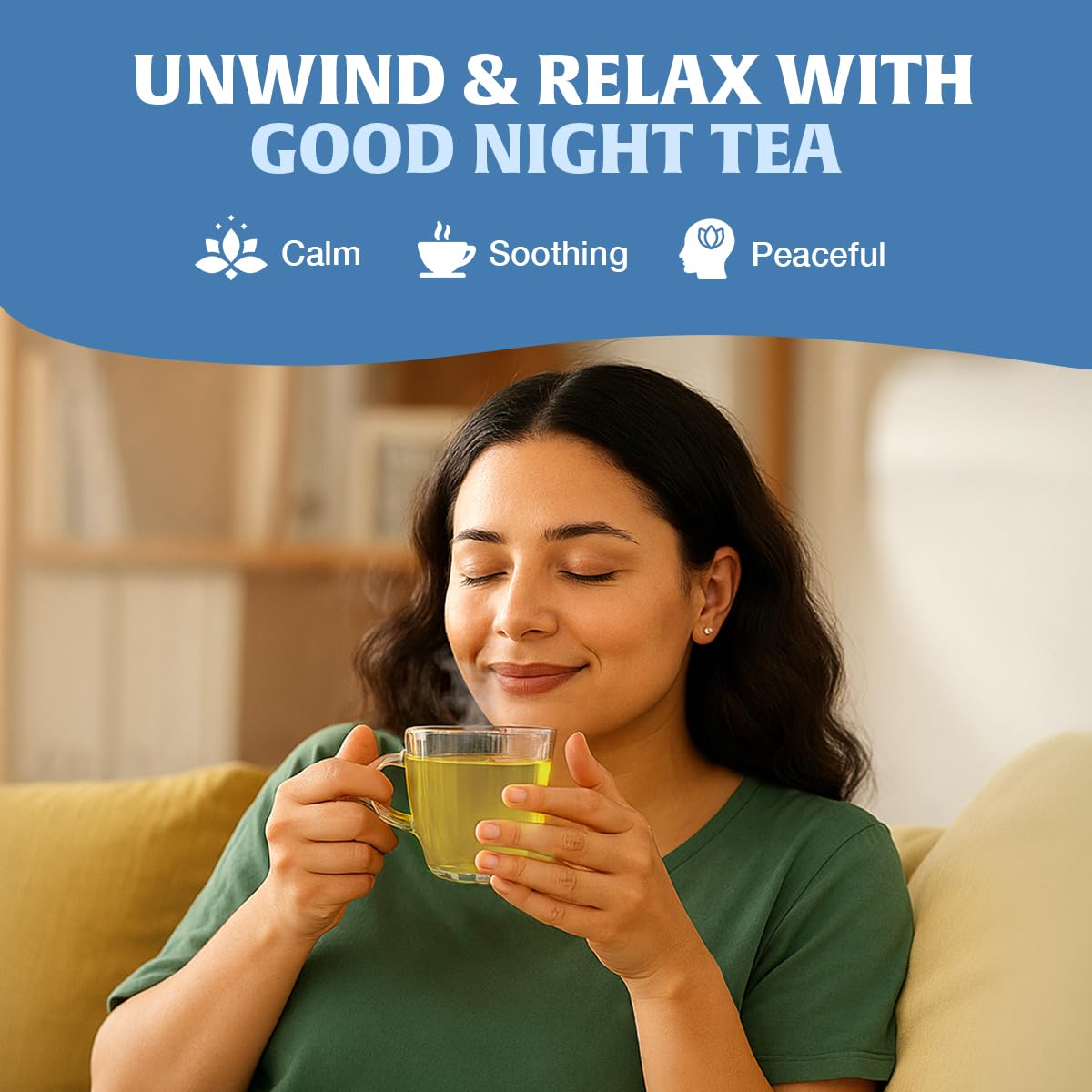 HANDPICK Good Night Tea Bags - Sleep & Relaxation Herbal Tea | 100 Count Caffeine Free 4