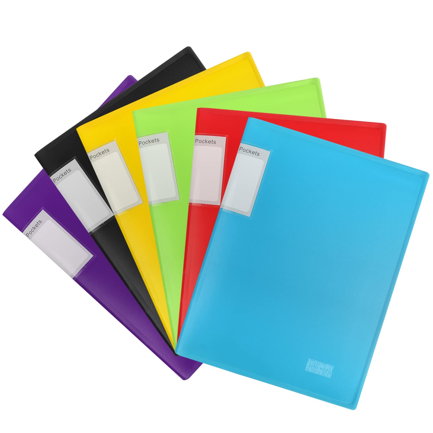 NORTHERN BROTHERS Presentation Display Book - A4 Folder with 30 Clear Pockets | Plastic | 6 Colours Available 7