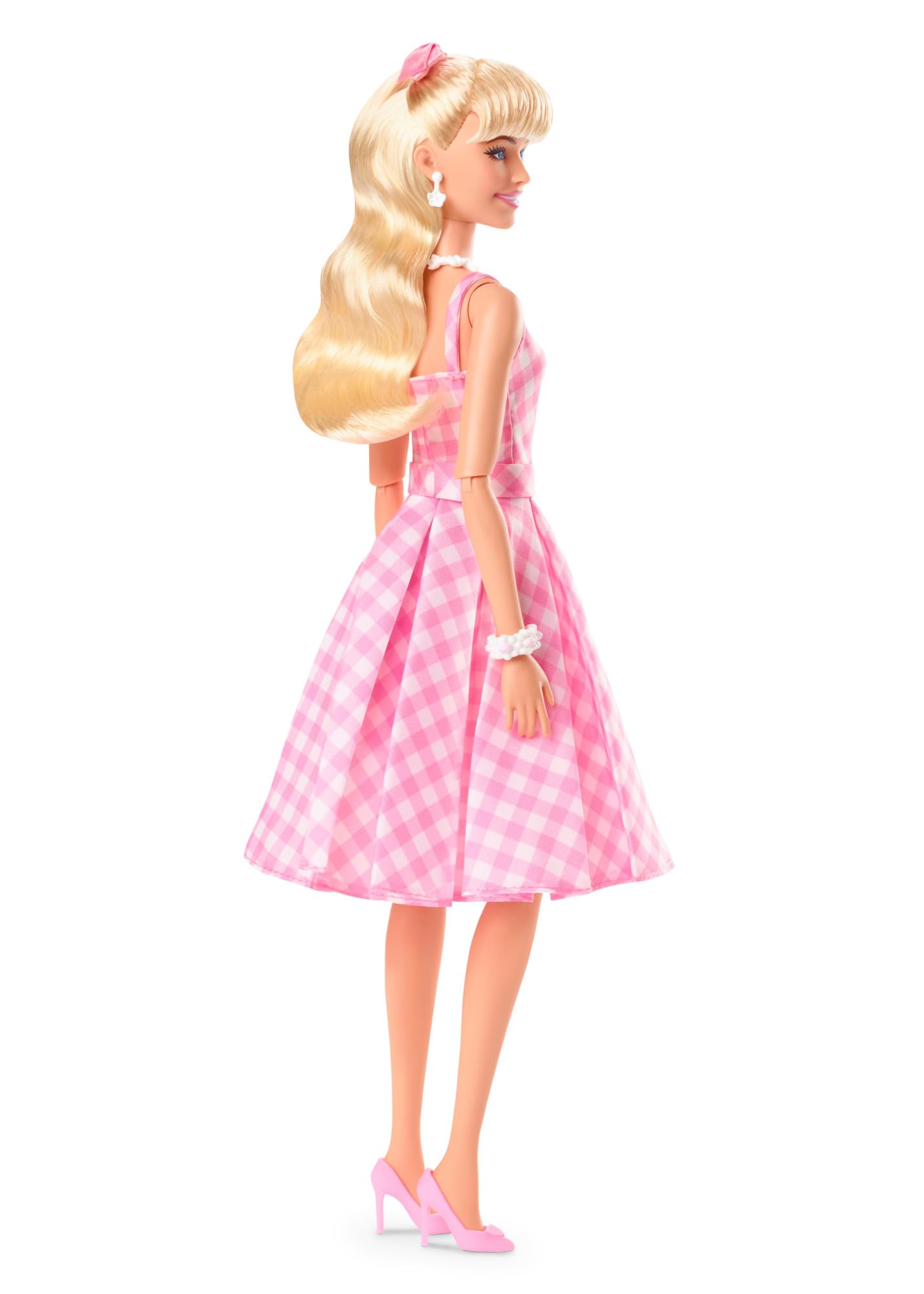 Barbie Signature - Barbie The Movie Doll (HPJ96) | Pink Gingham Dress | Multicolor Plastic 6