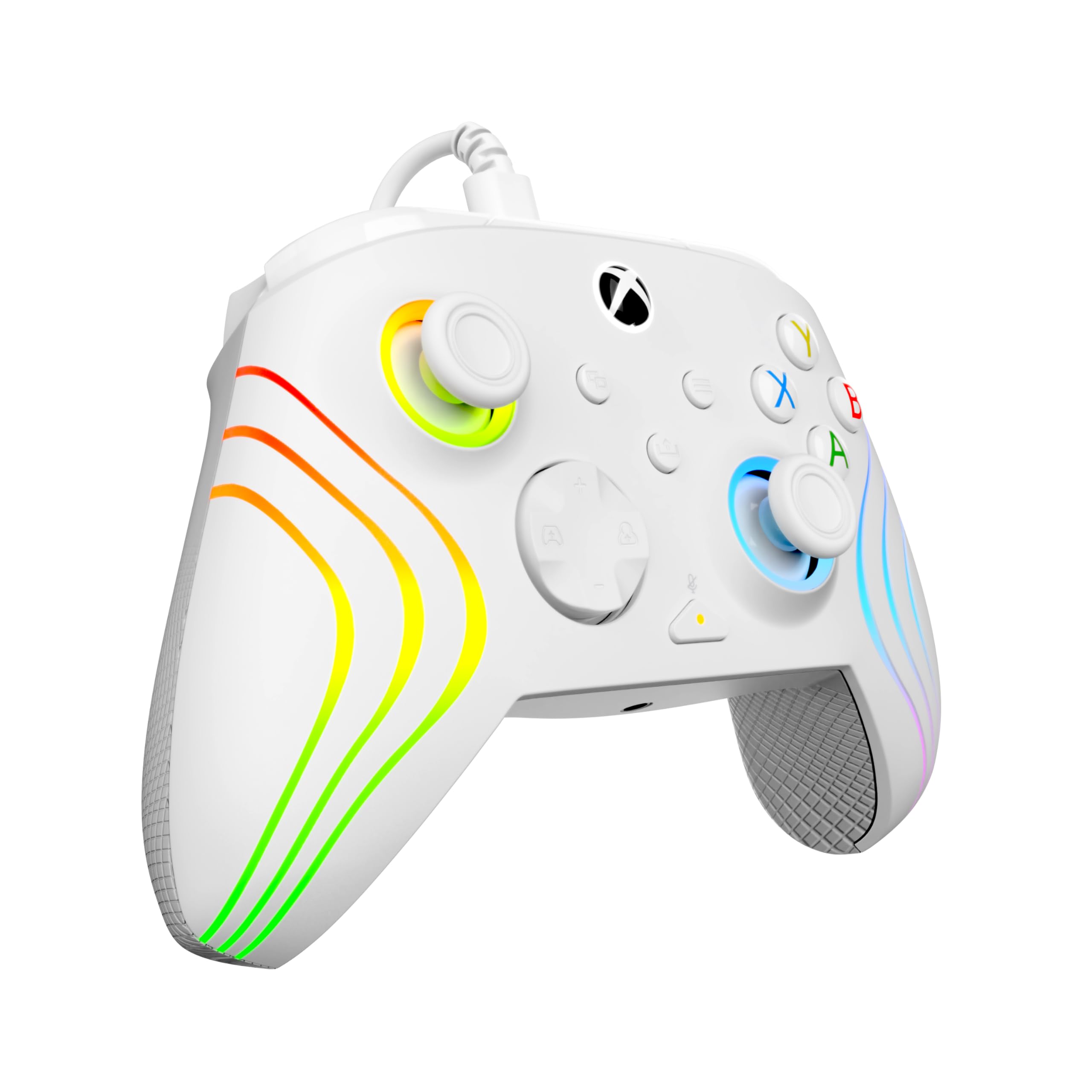Turtle Beach Afterglow Wave Weißer kabelgebundener RGB-Gaming-Controller für Xbox &amp; PC 3